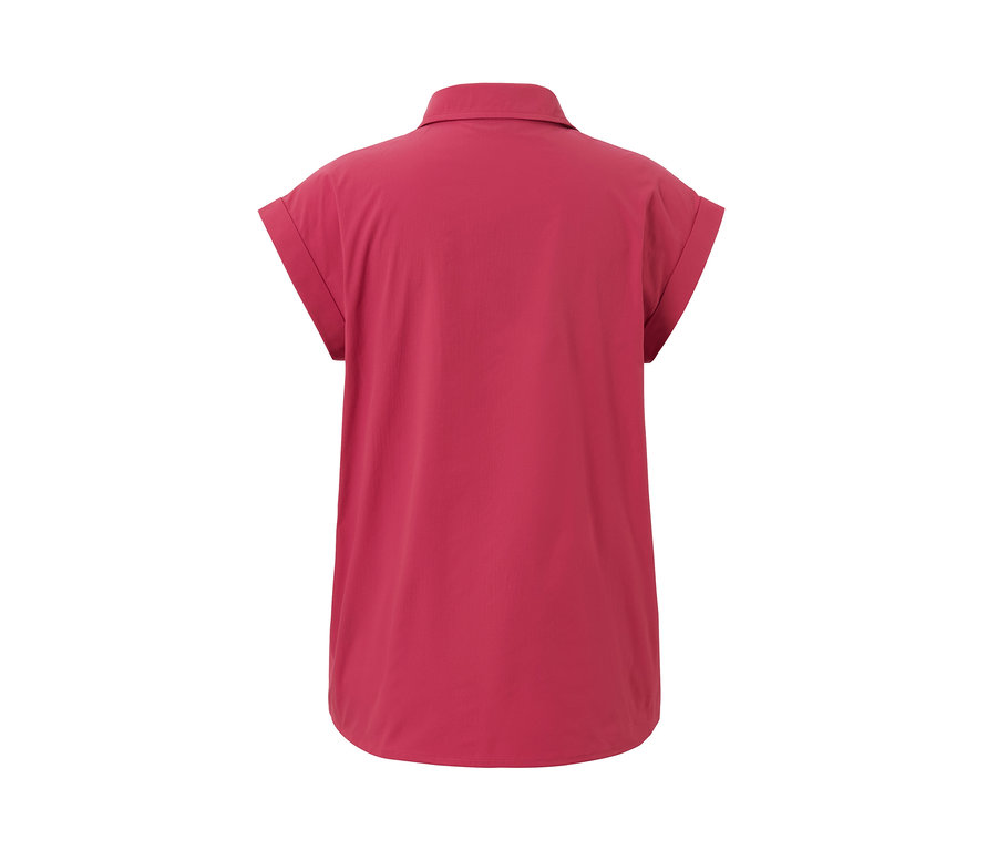 Widok z tyłu na bluzkę outdoorową.