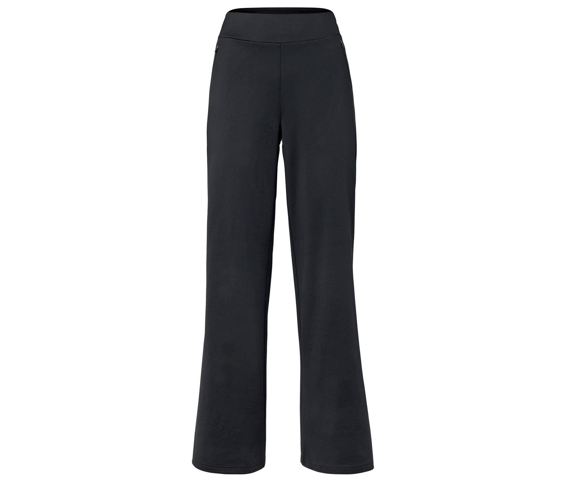 Tchibo - Spodnie termoaktywne Wide Leg- czarny