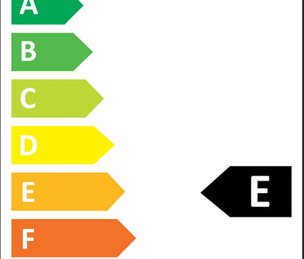 Etykieta energetyczna EGLO 110181 z klasą energetyczną E.