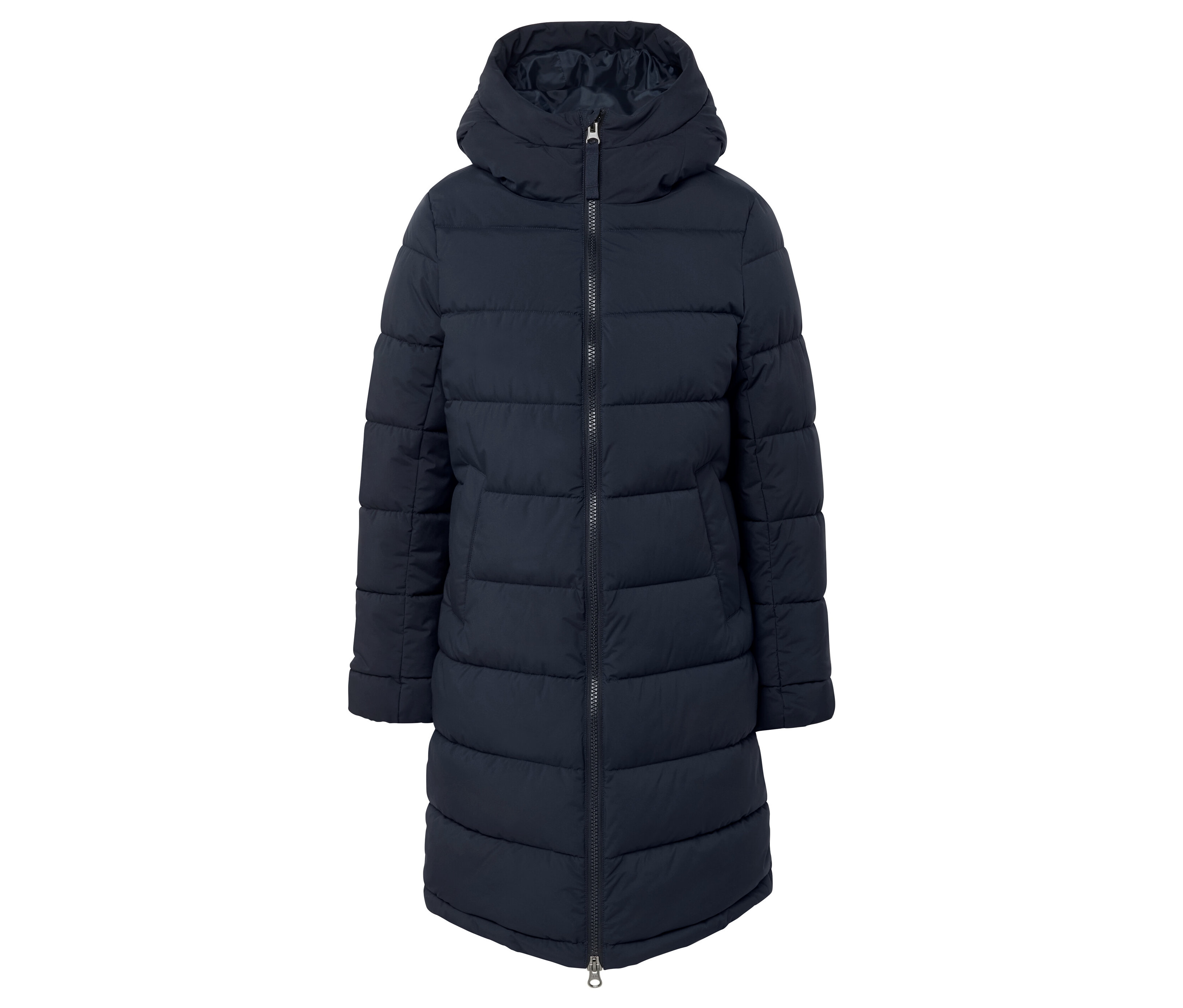 Tchibo - Pikowany płaszcz- niebieski