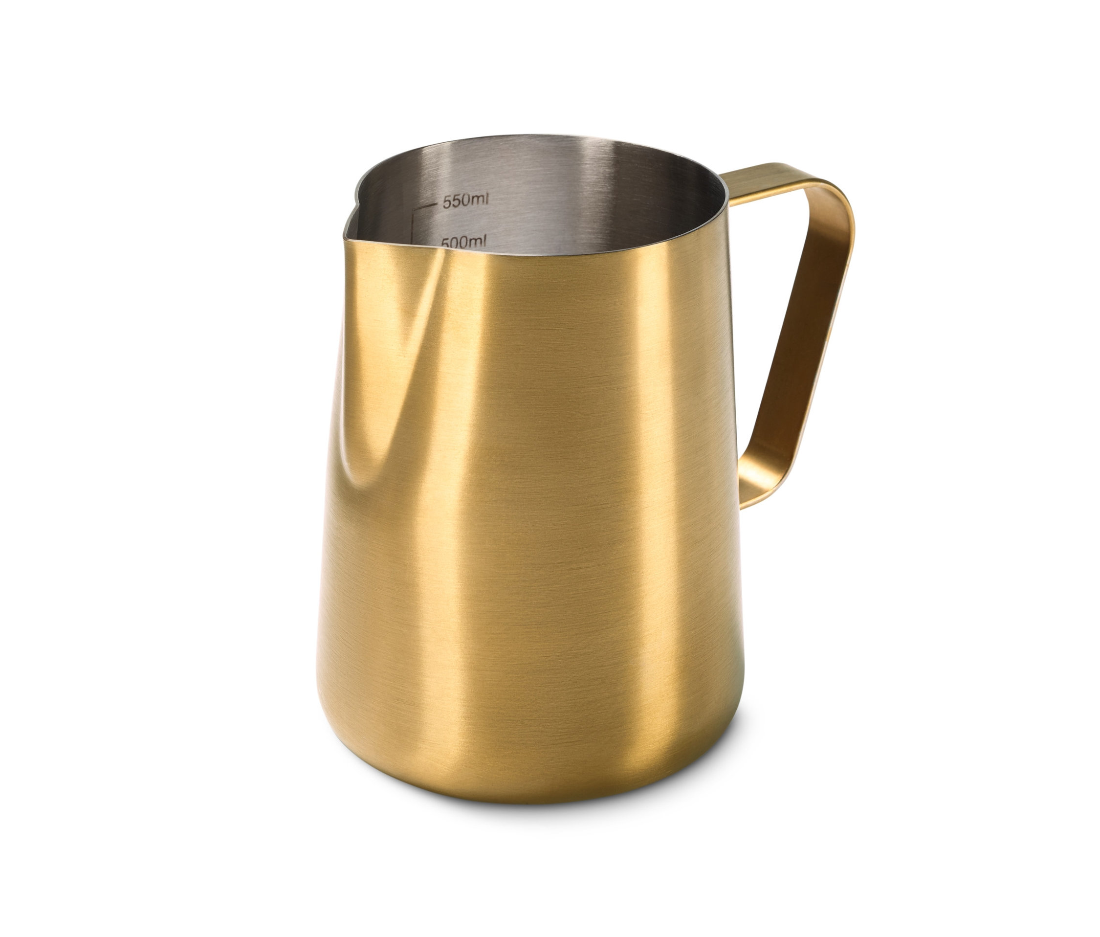 Złoty dzbanek na mleko.