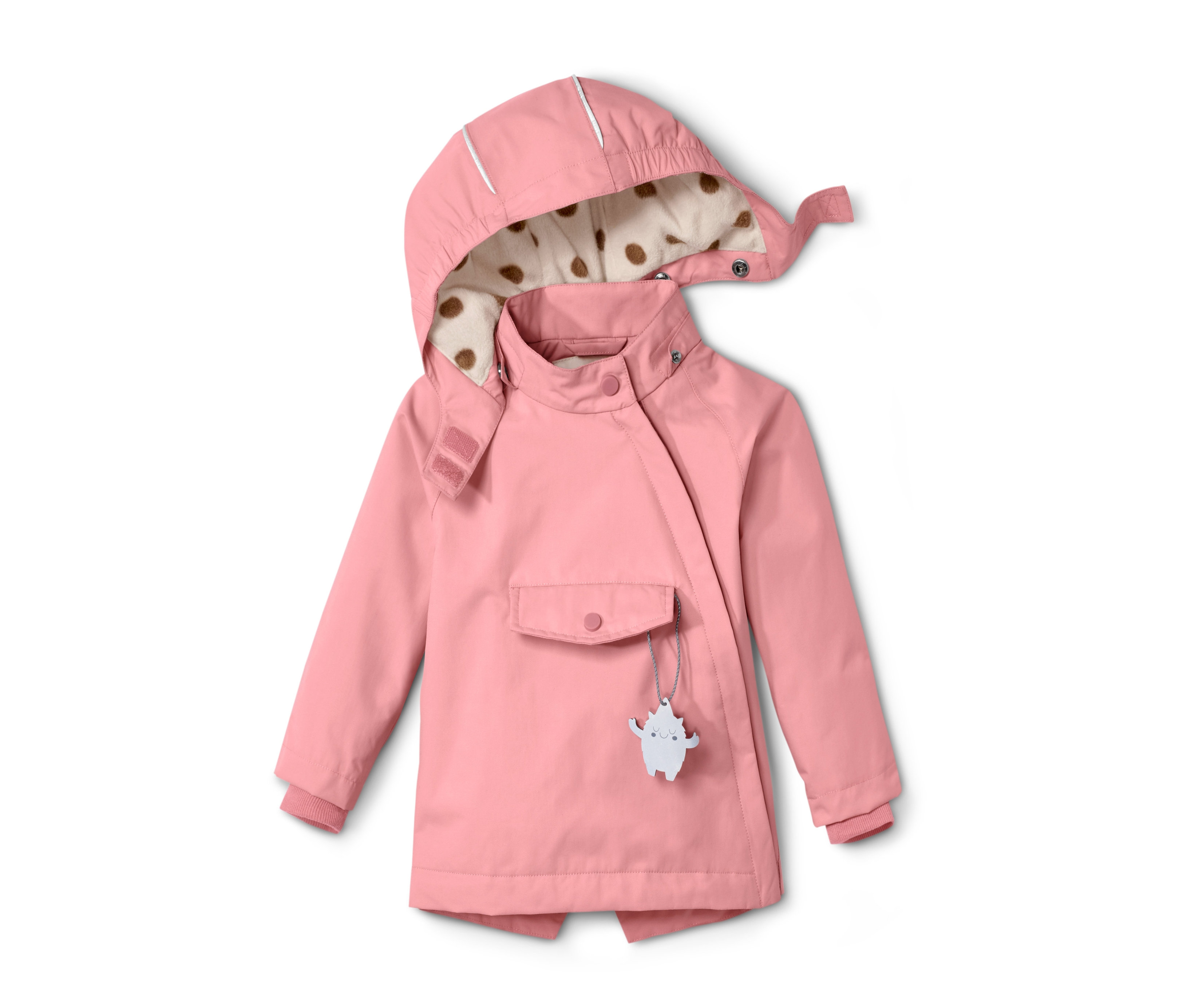 Tchibo - Ciepła kurtka przeciwdeszczowa- różowy