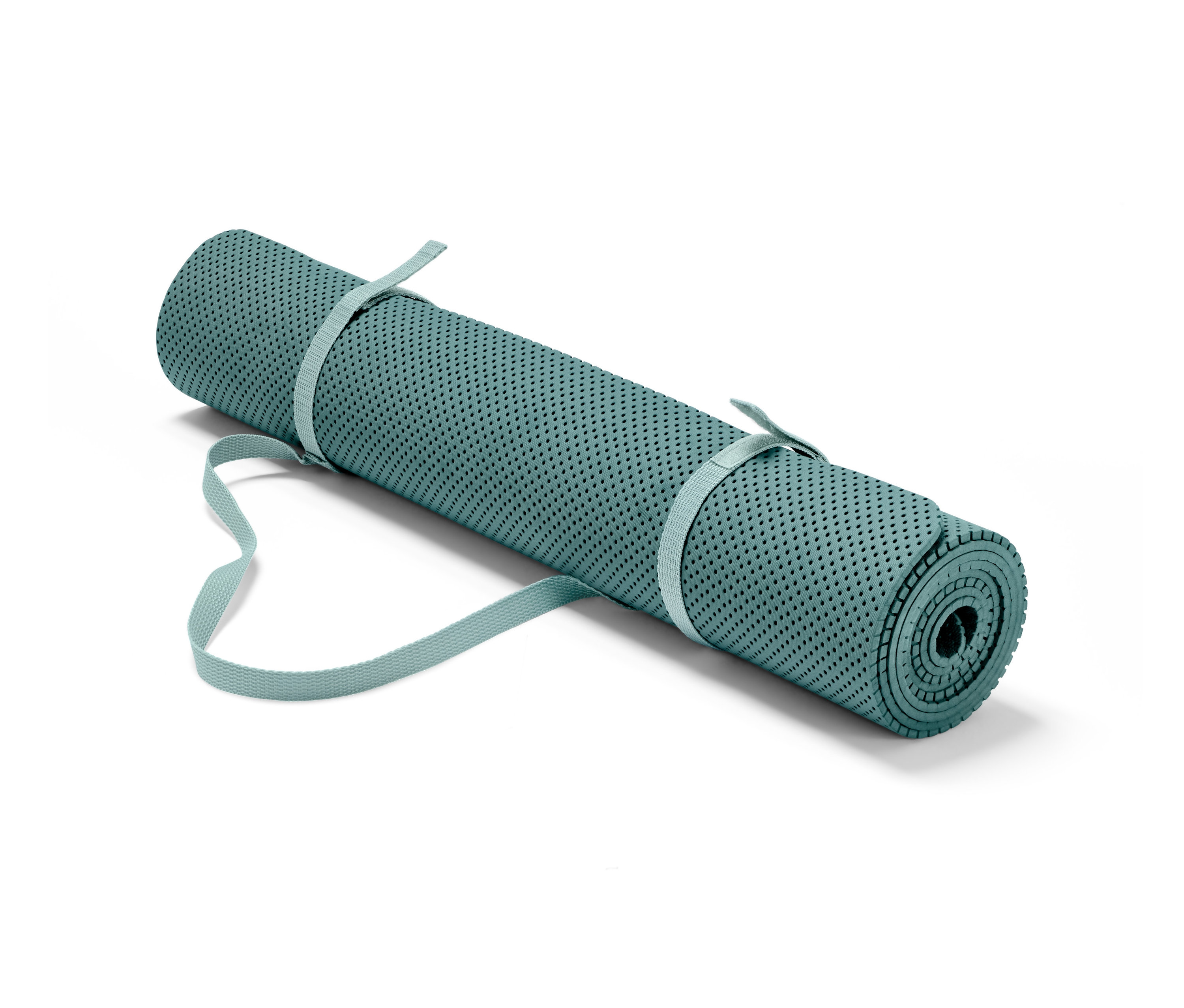 Tchibo - Mata do jogi i fitnessu - kolor: zielony