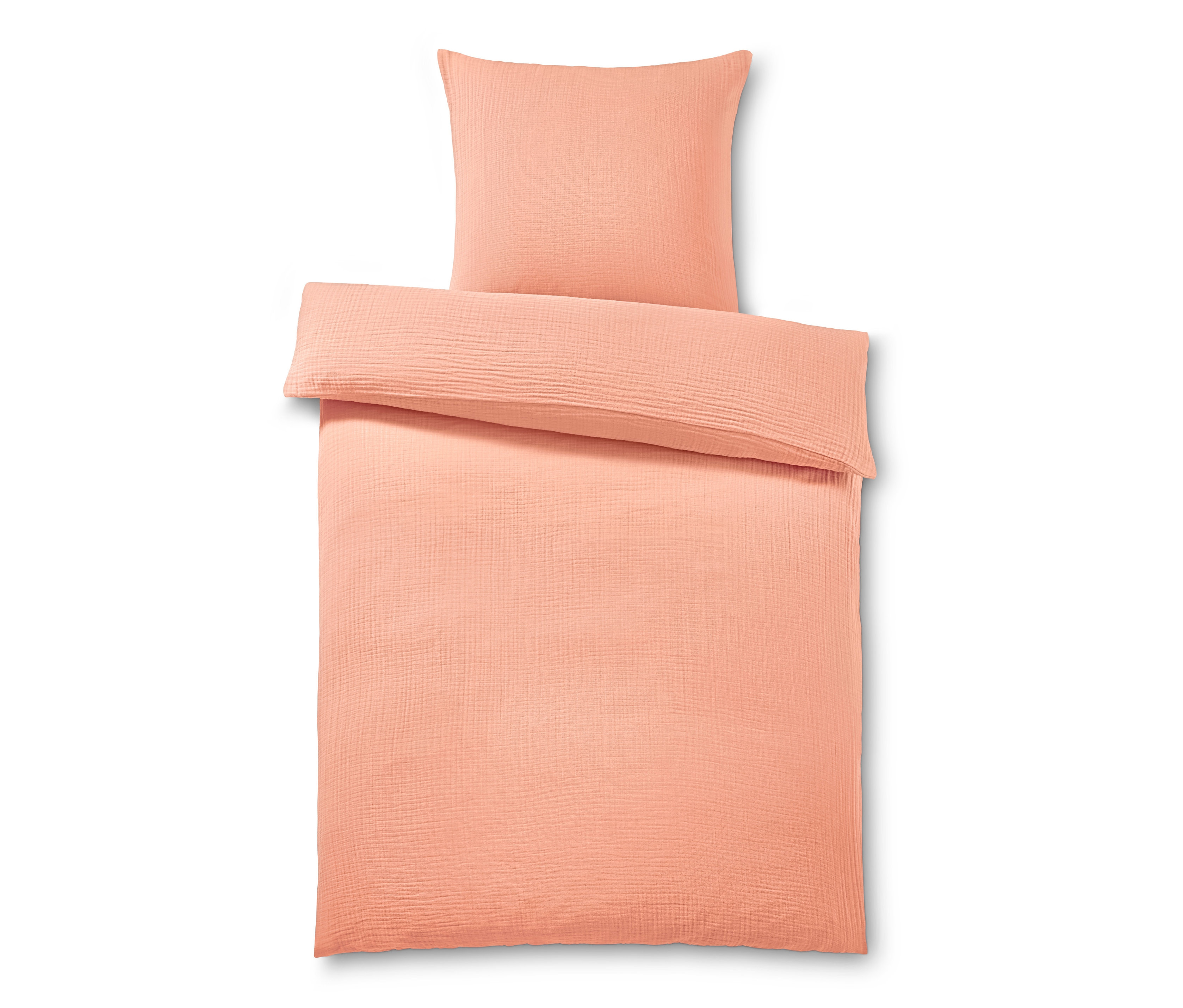 Tchibo - Pościel muślinowa - kolor: różowy