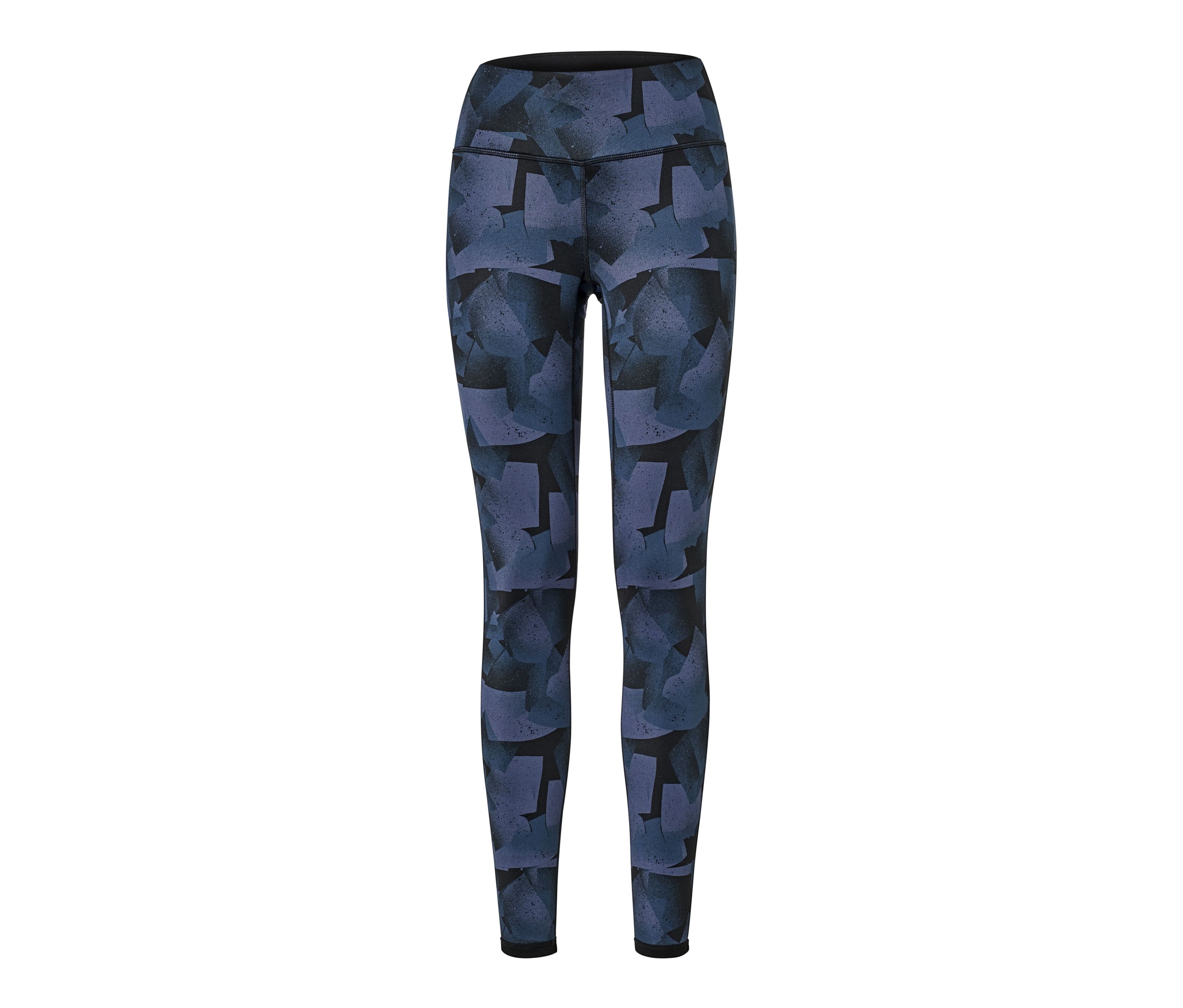 Tchibo - Dwustronne legginsy sportowe, niebieski/czarny
