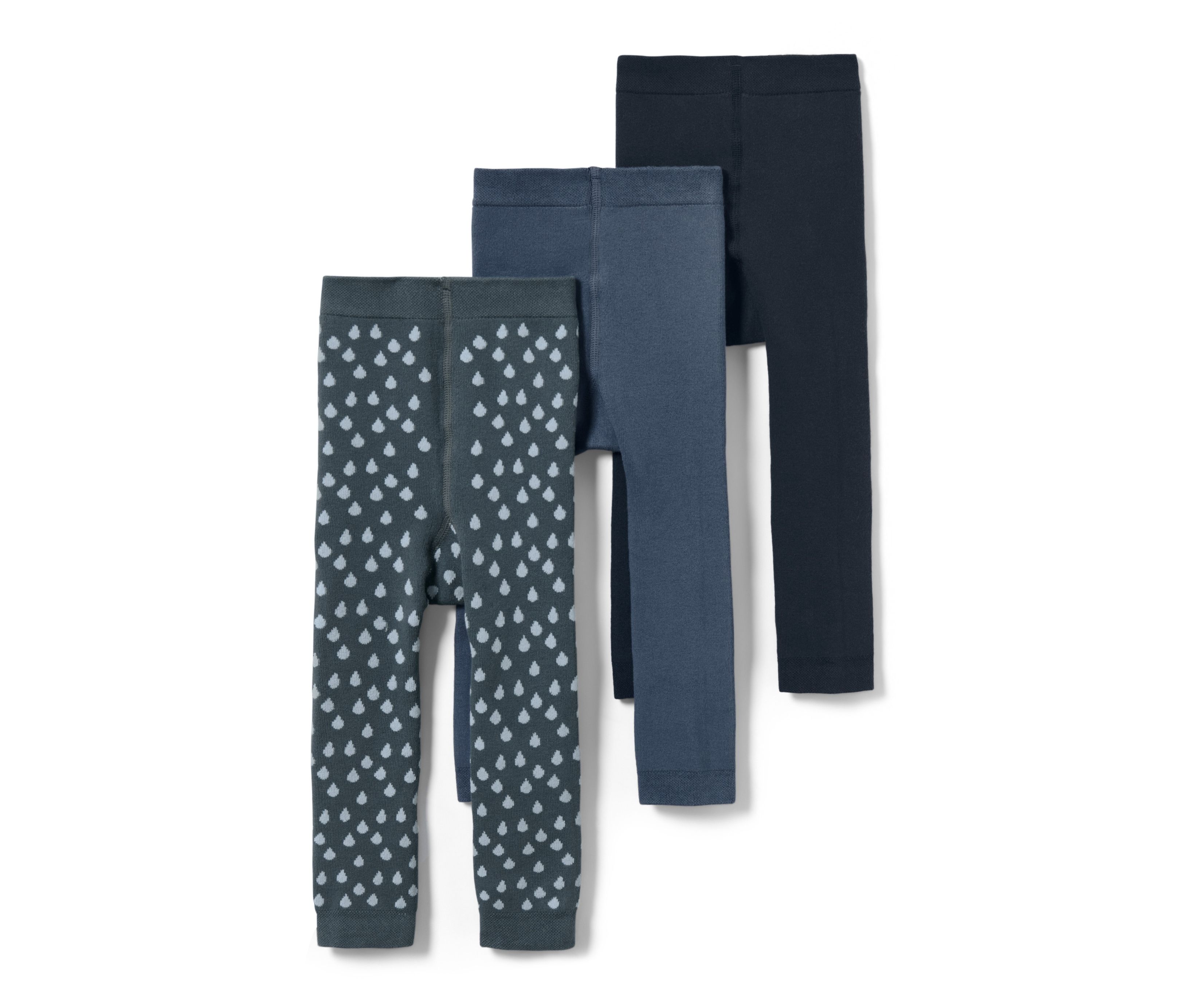 Tchibo - Dziecięce legginsy termoaktywne - rozmiar 98/104 - kolor: biały/niebieski