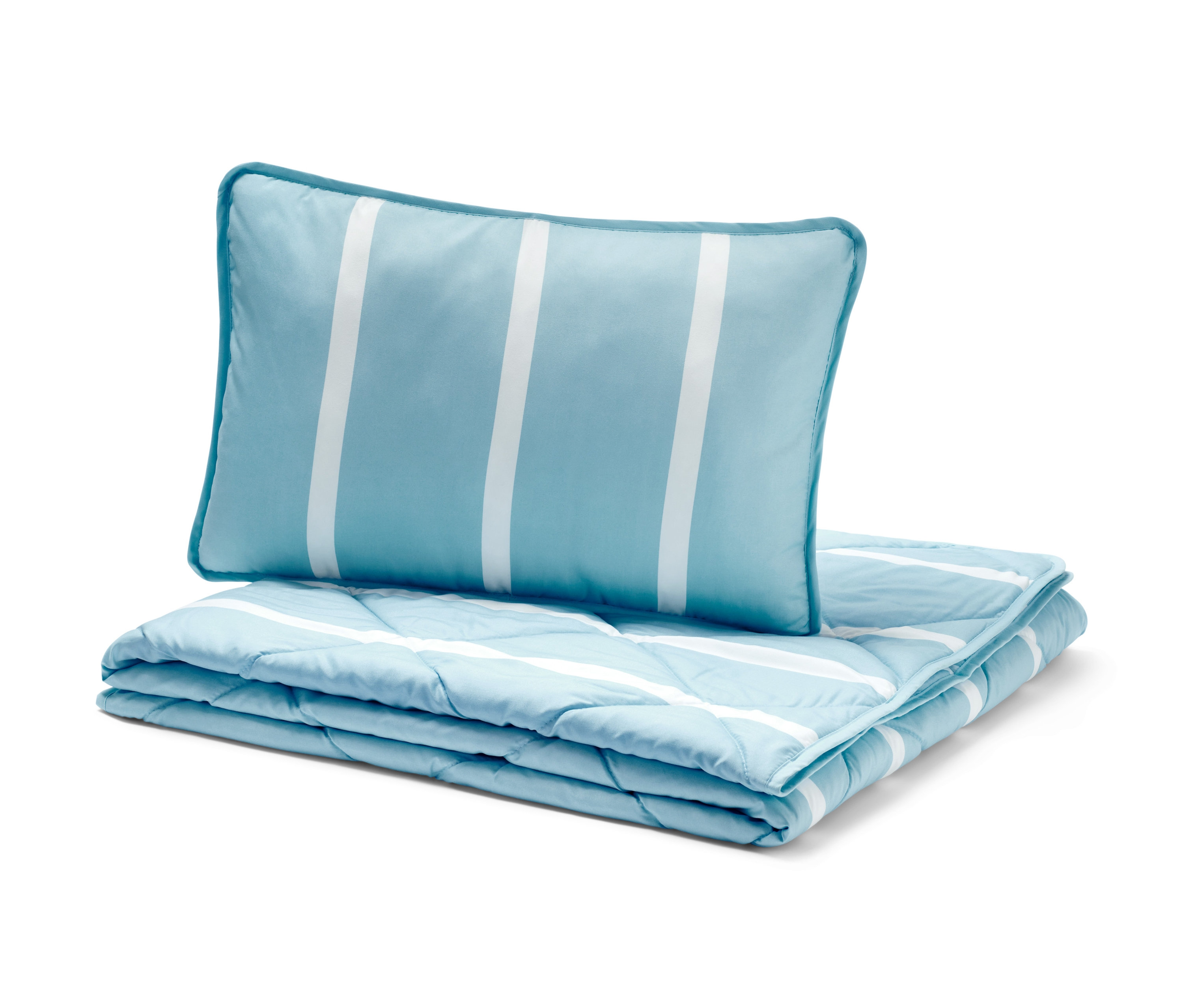 Tchibo - Turystyczny komplet pościeli - kolor: niebieski