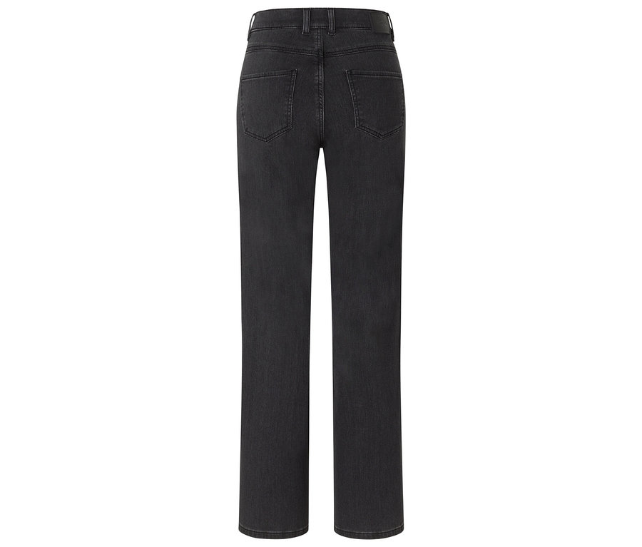 Widok z tyłu dżinsów Angels „Lara”, Straight Fit, dark grey.