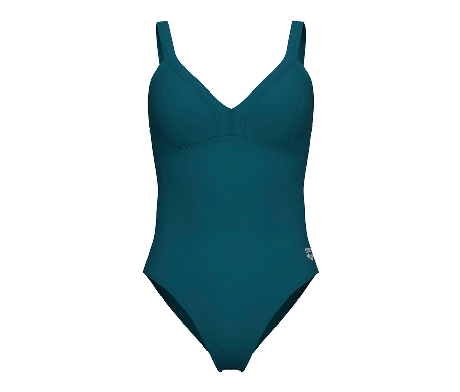 Kostium kąpielowy arena Shapewear Lara C-Cup w kolorze petrol.