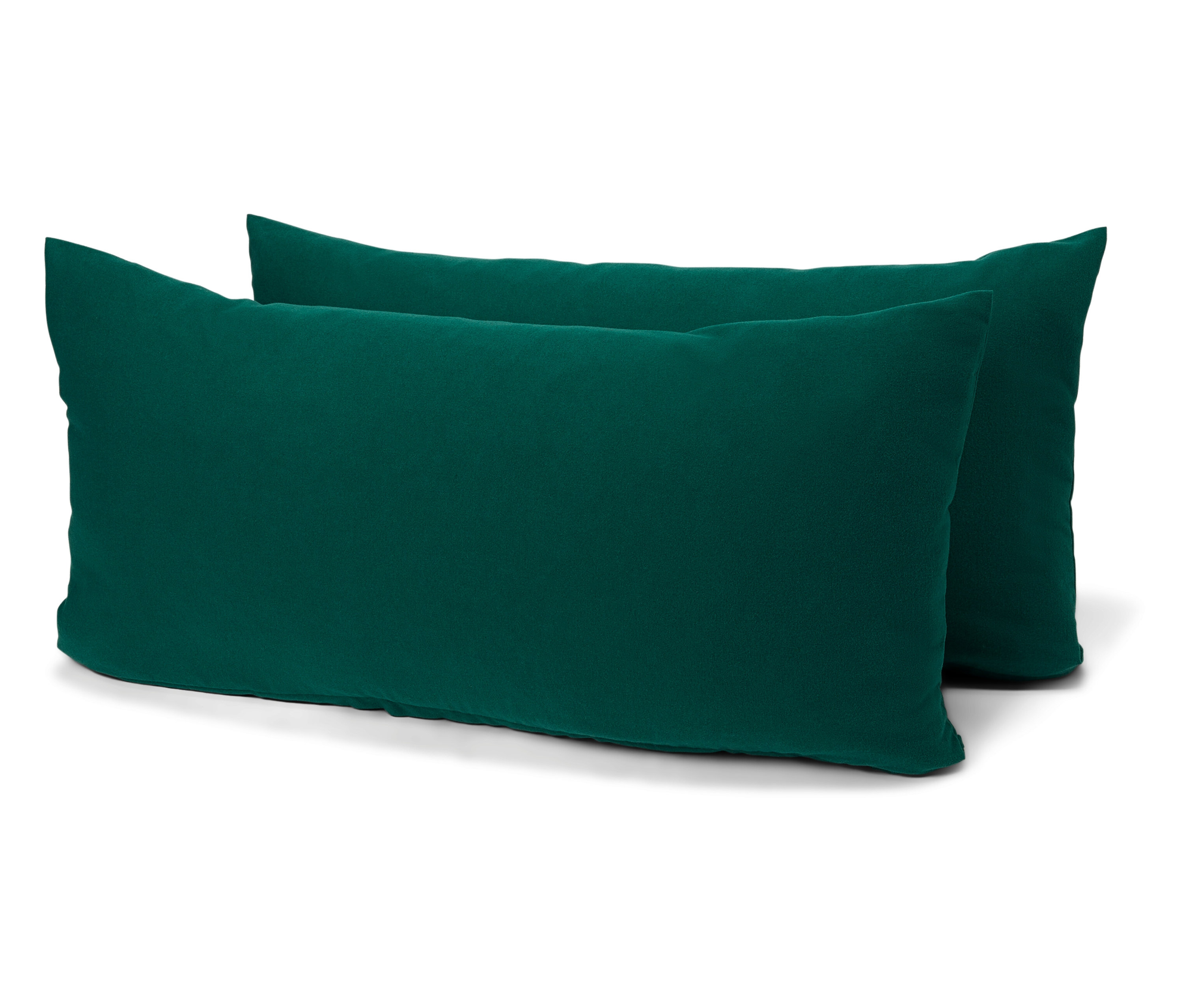 Tchibo - Flanelowe poszewki na poduszki - kolor: zielony