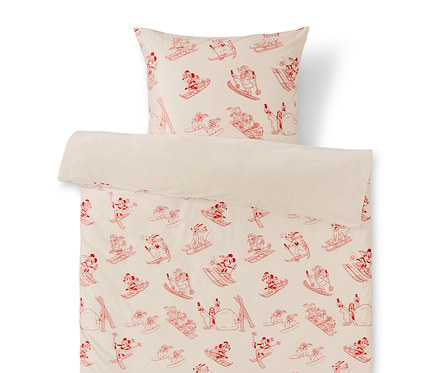 Welurowa pościel „Mickey i przyjaciele”, rozmiar standardowy