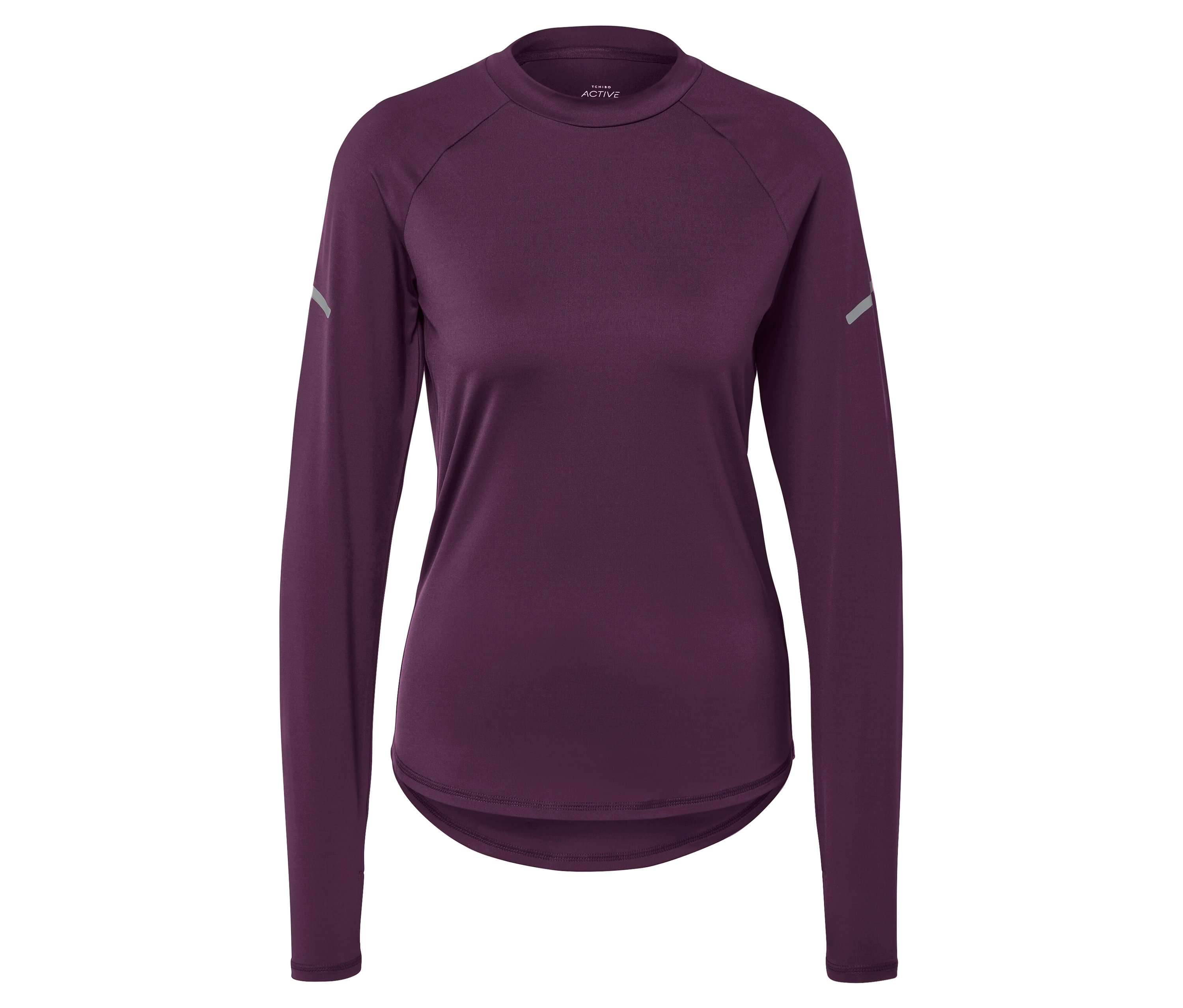 Tchibo - Koszulka funkcyjna z długim rękawem- czerwony/różowy