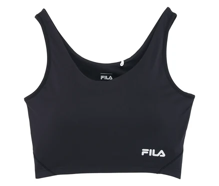 Czarny sportowy biustonosz FILA dla kobiet.