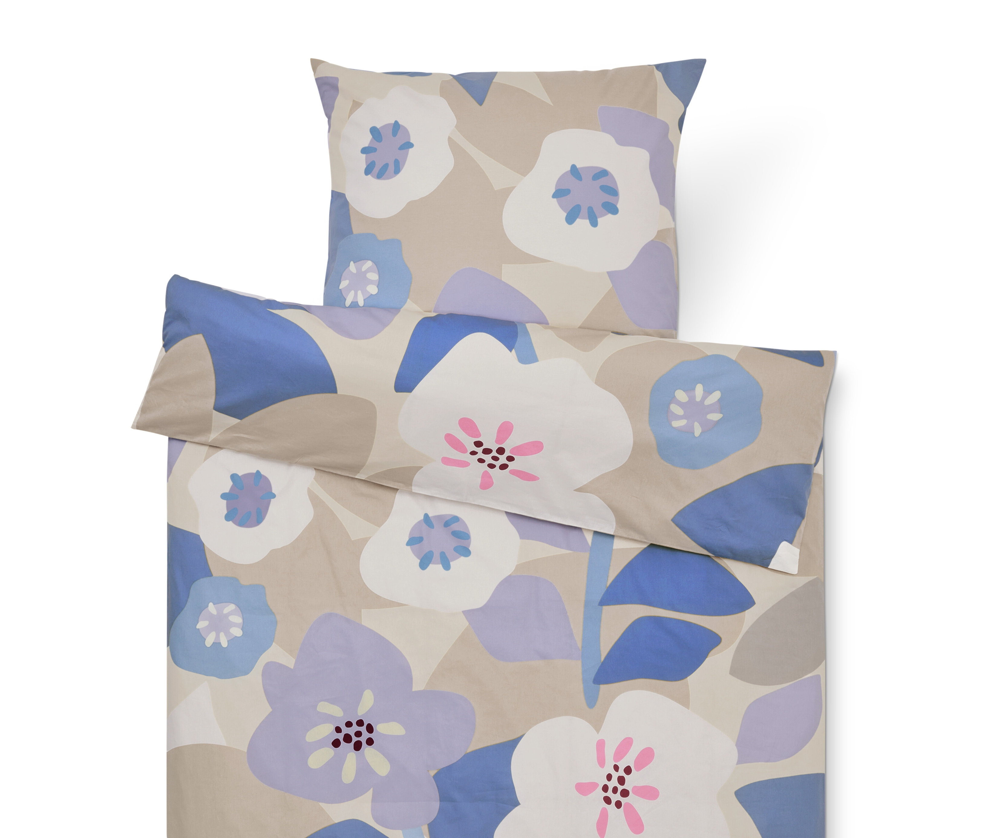 Tchibo - Pościel perkalowa - kolor: beżowy