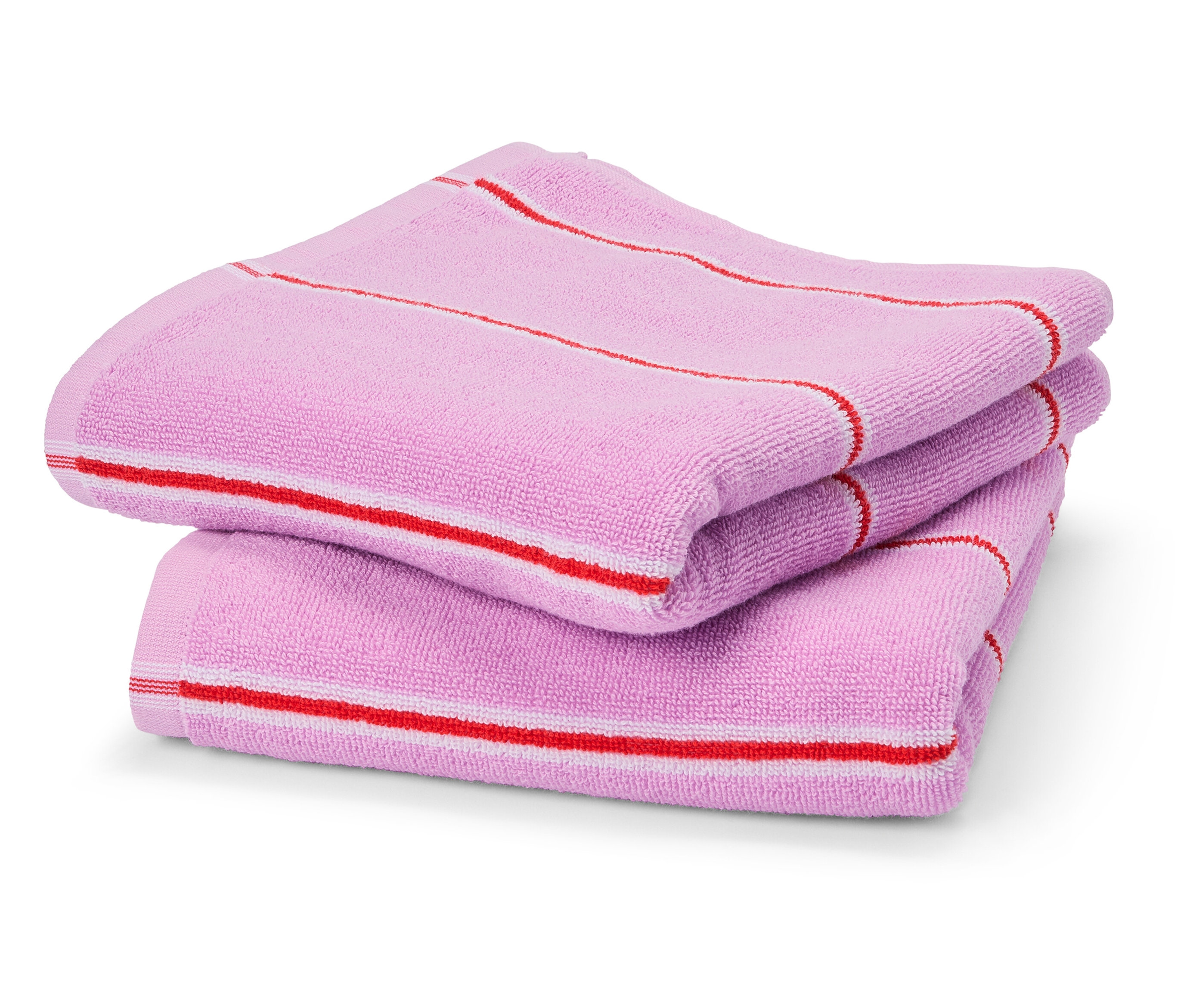 Tchibo - Ręczniki premium - kolor: różowy/czerwony