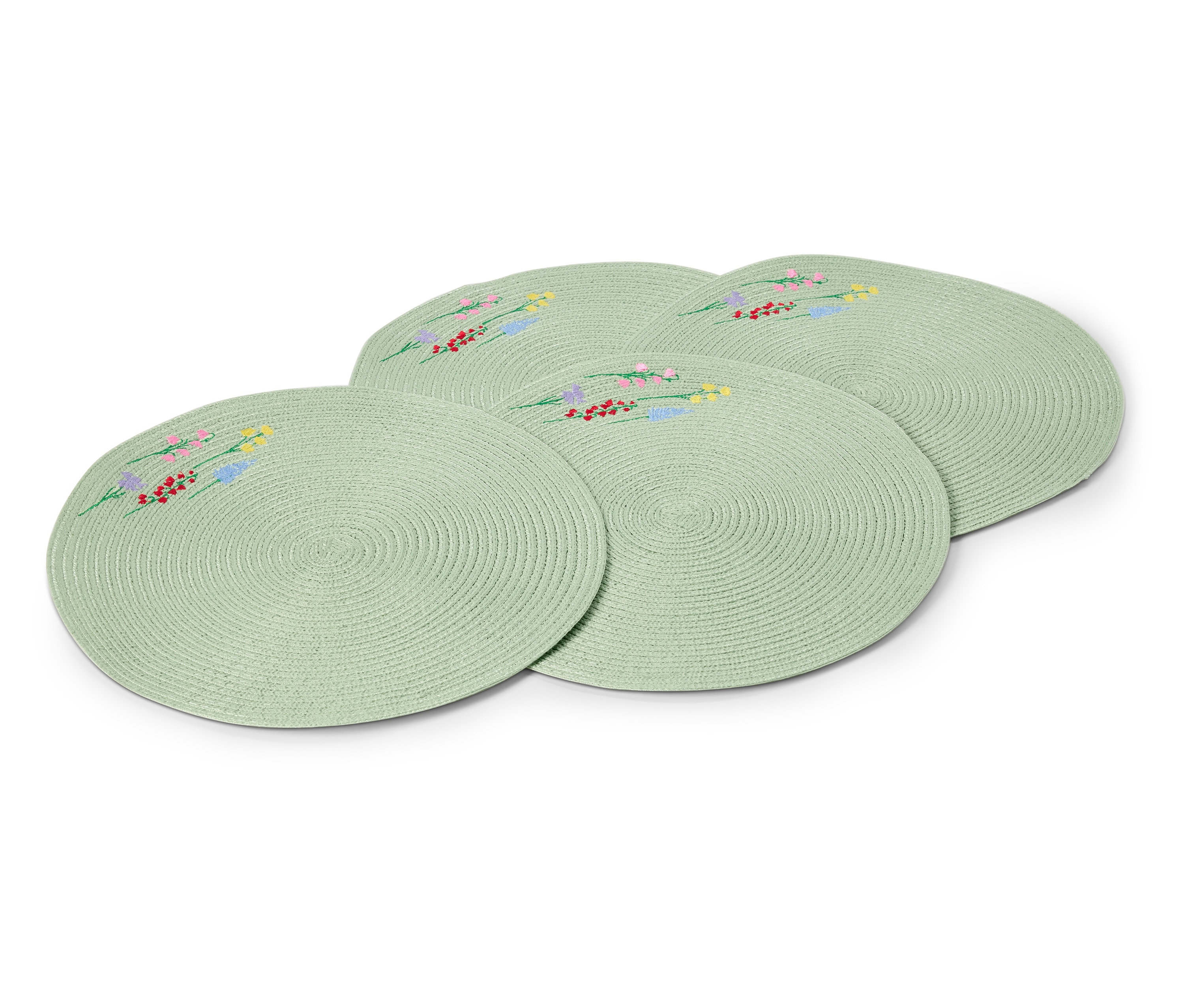 Tchibo - Podkładki pod talerze - kolor: zielony