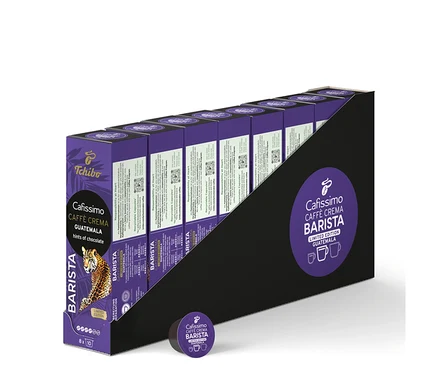 Opakowanie Cafissimo BARISTA Caffè Crema Guatemala – 80 kapsułek.