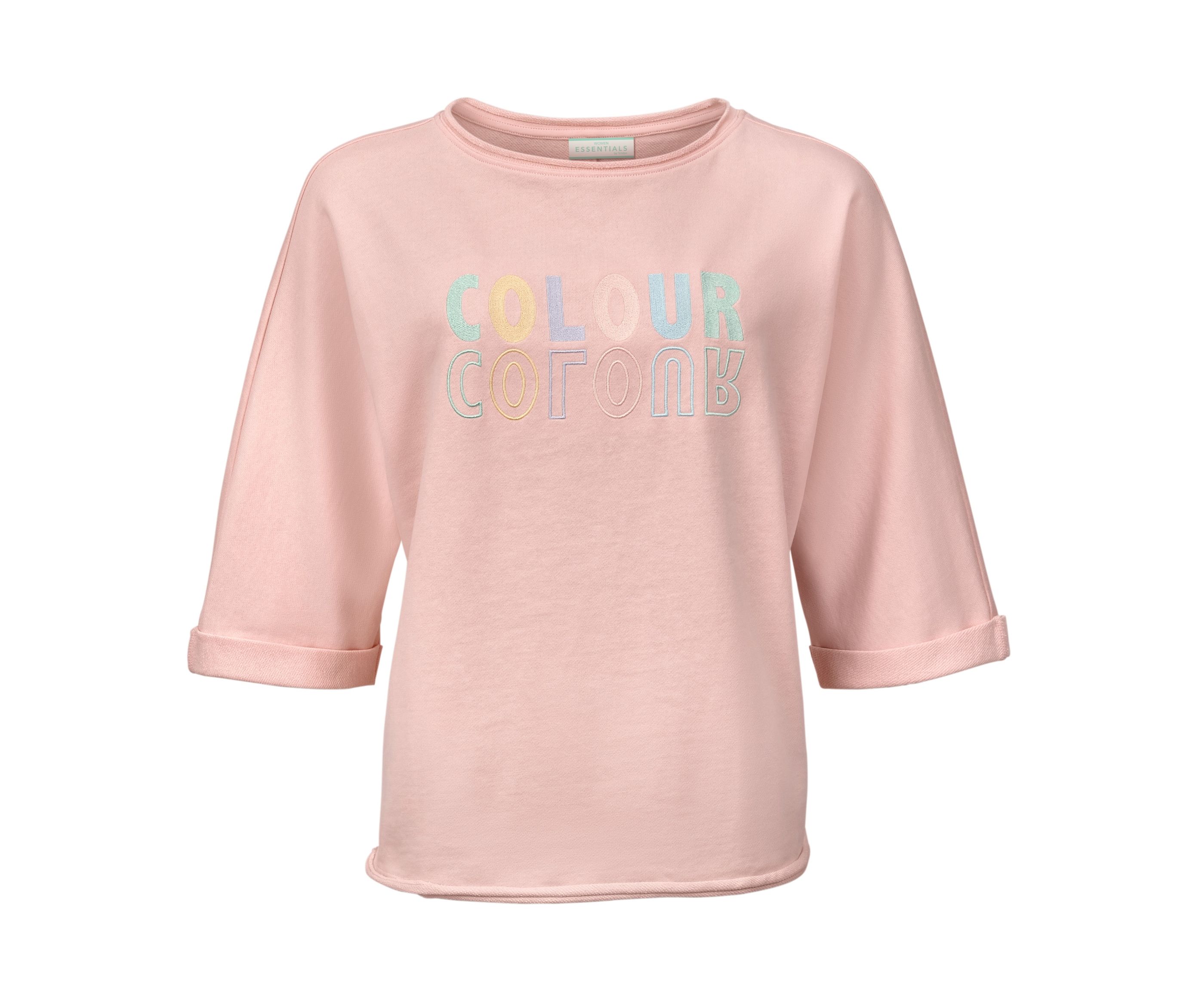 Tchibo - Bluza z rękawami o długości 3/4, różowy