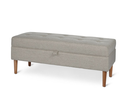 Ławka tapicerowana z funkcją skrzyni