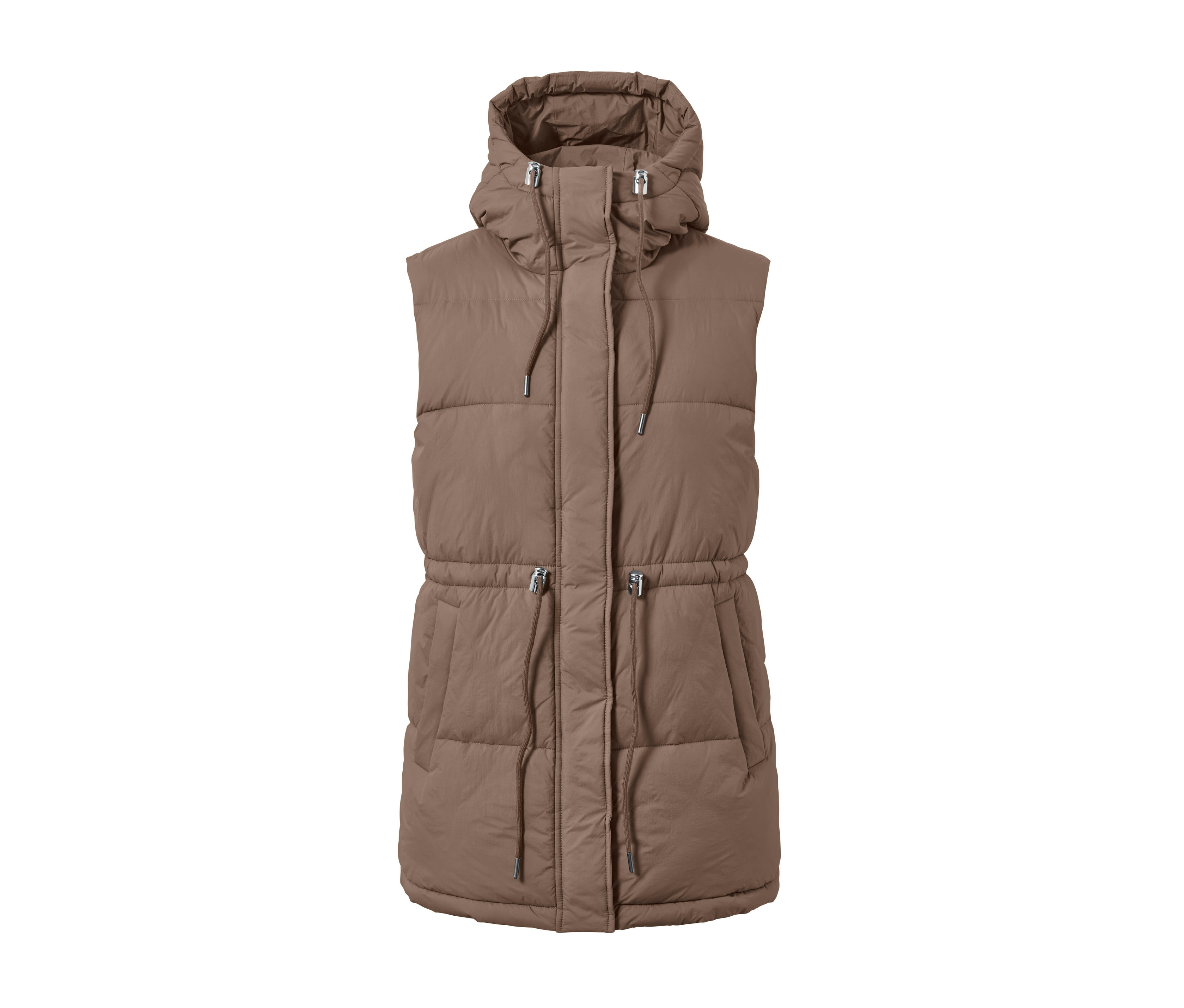 Tchibo - Kamizelka pikowana- brązowy