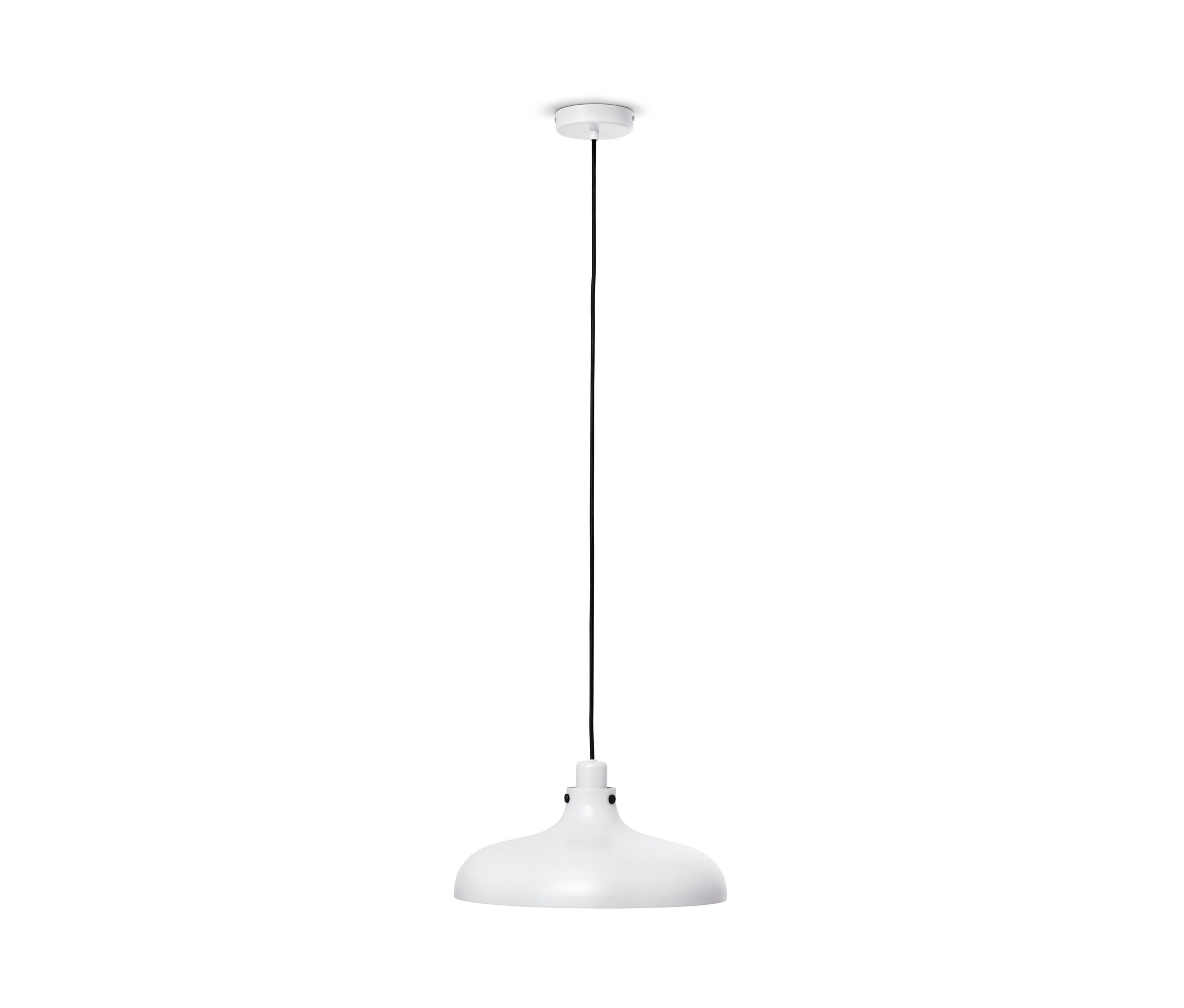 Tchibo - Metalowa lampa wisząca - kolor: szary
