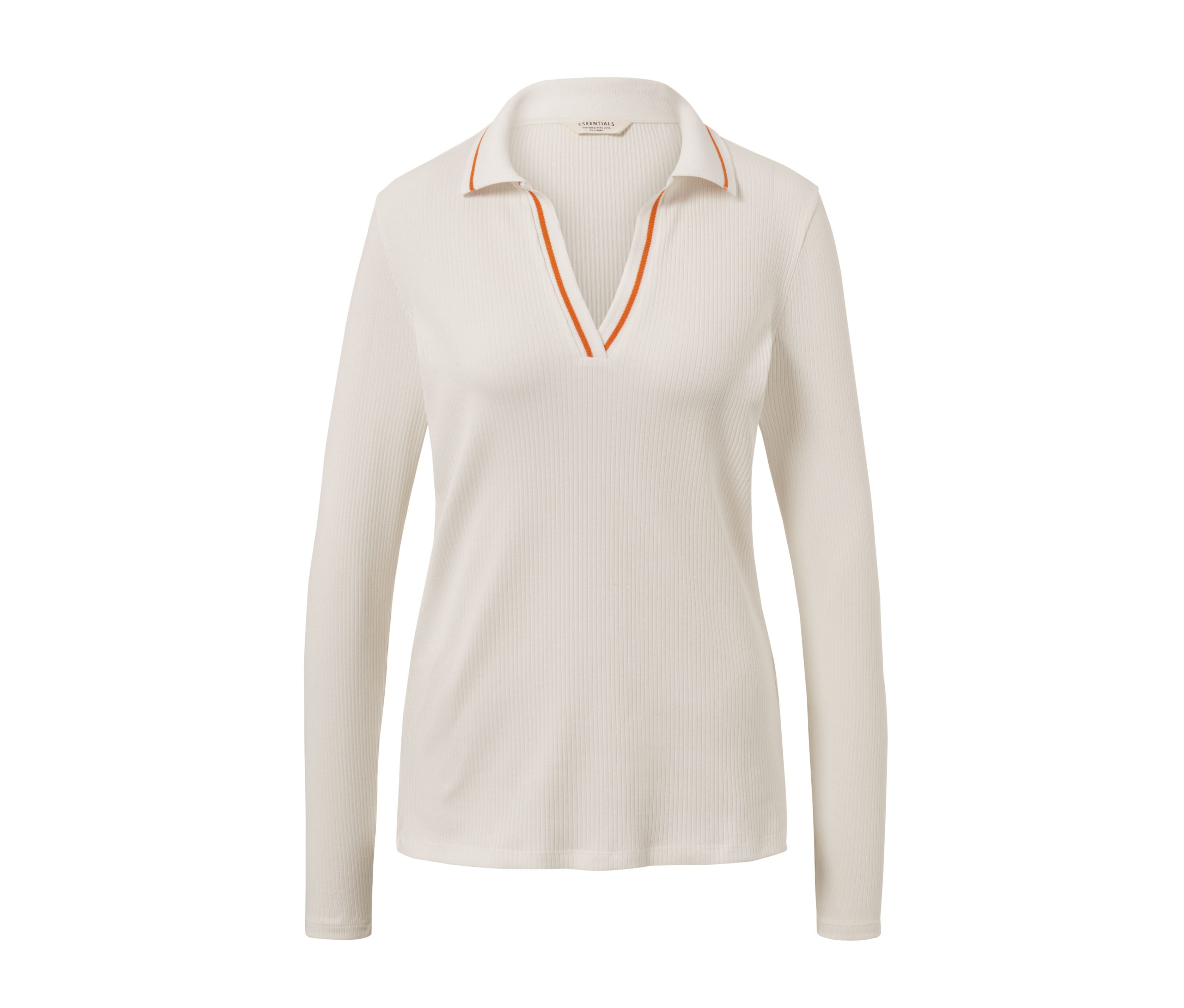 Tchibo - Trykotowa koszulka polo, biały