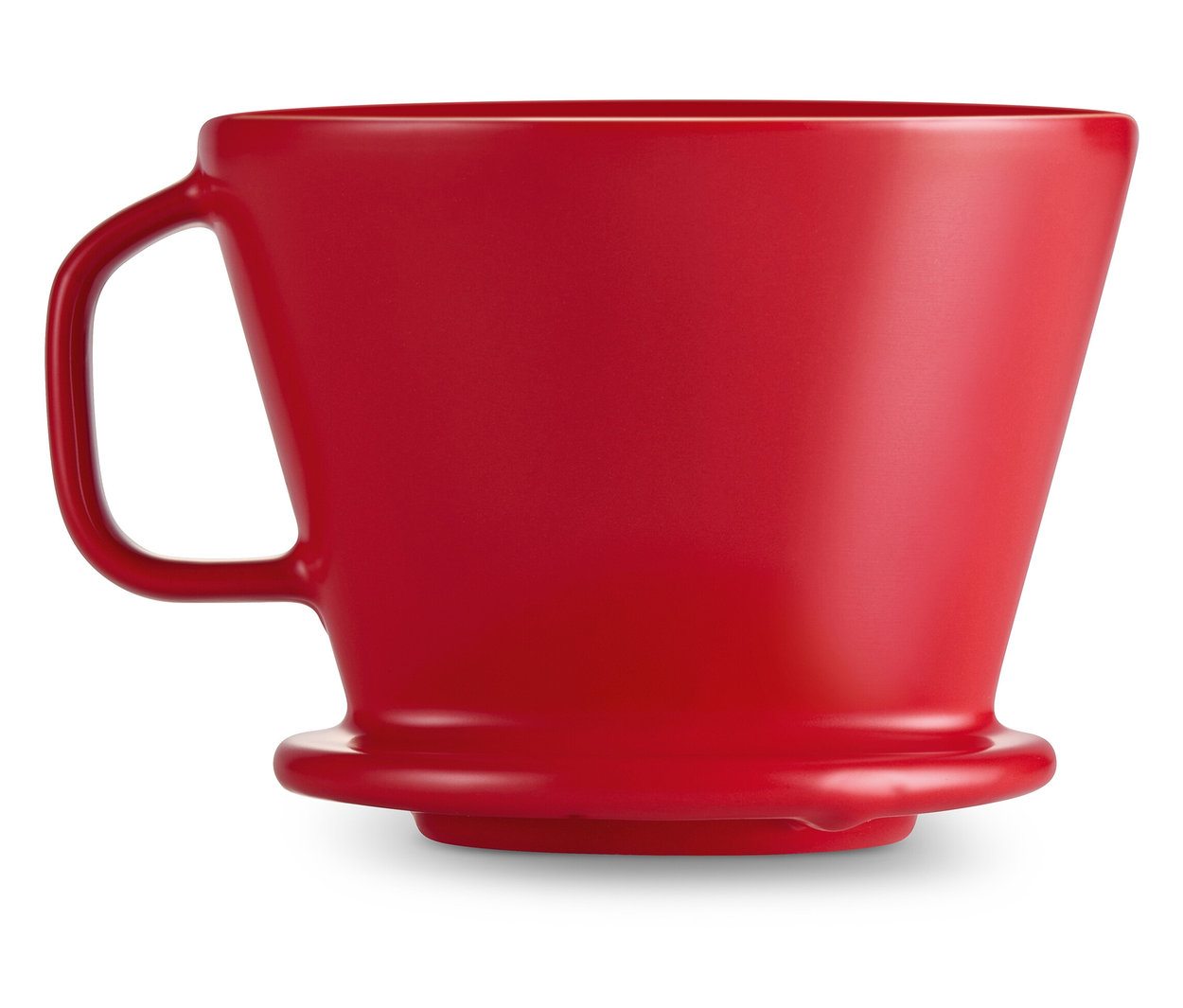 Czerwony ręczny filtr do kawy, rozm. 2.