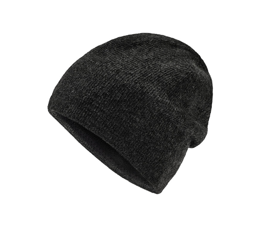 Szczegół czapki z dzianiny.