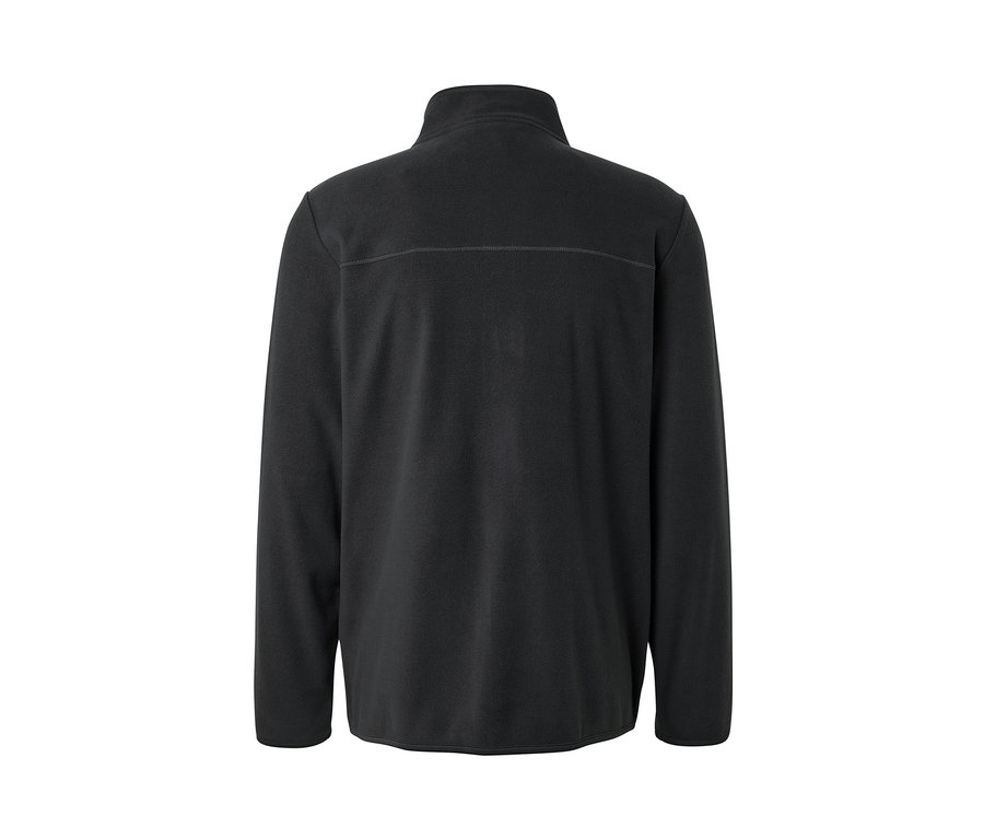 Antracytowa rozpinana bluza z polaru.