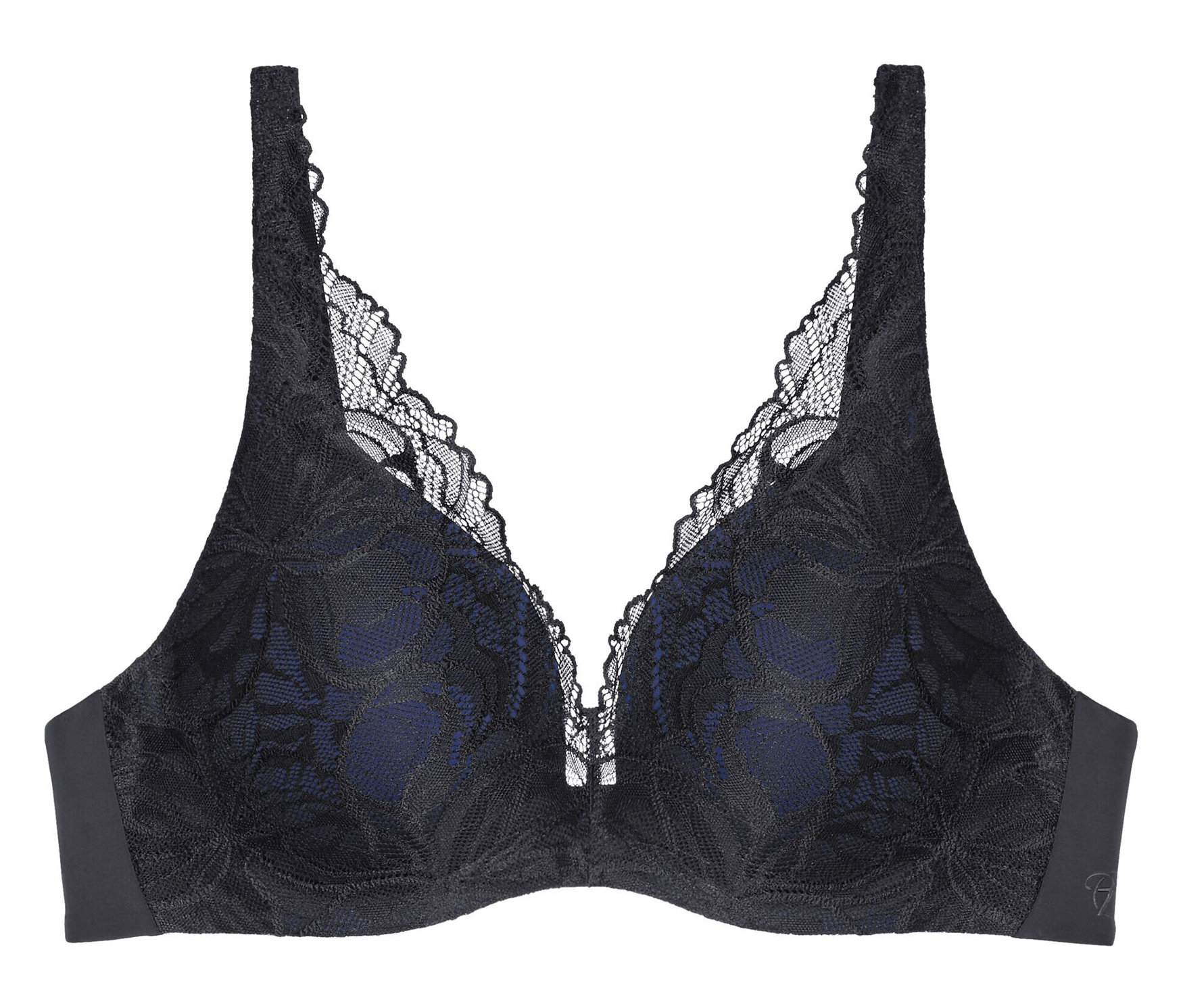 Biustonosz koronkowy Triumph Body Makeup Illusion Lace WP, czarny