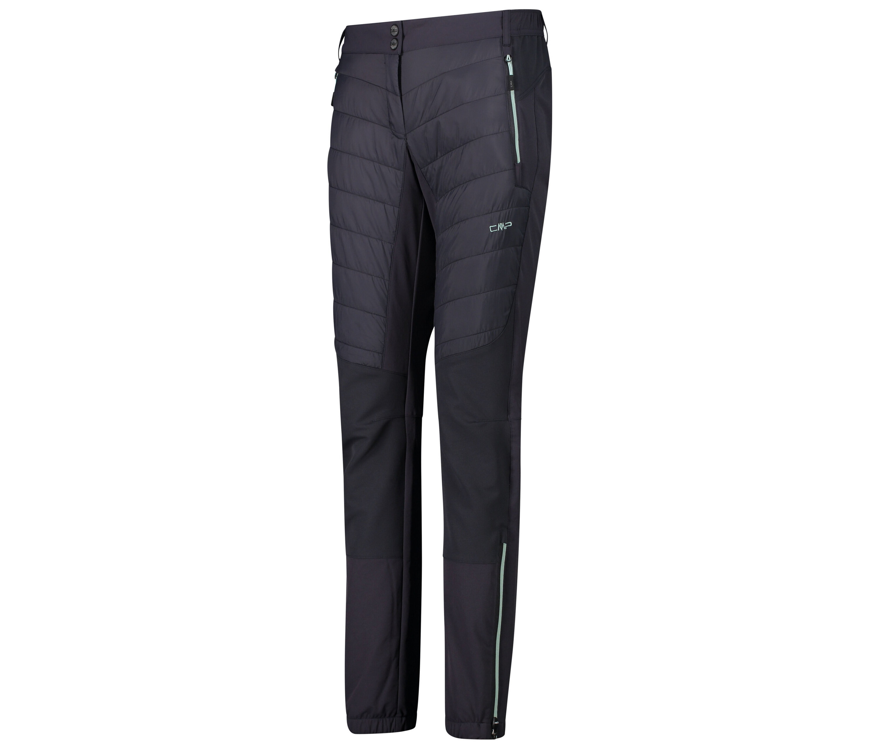 Damskie hybrydowe spodnie trekkingowe CMP- czarny/szary
