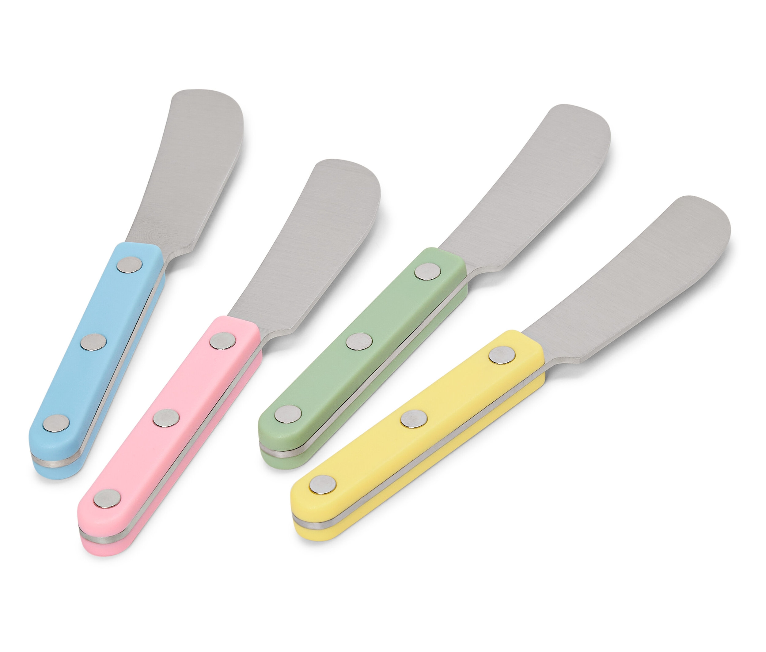 Tchibo - Noże do masła - kolor: niebieski/zielony