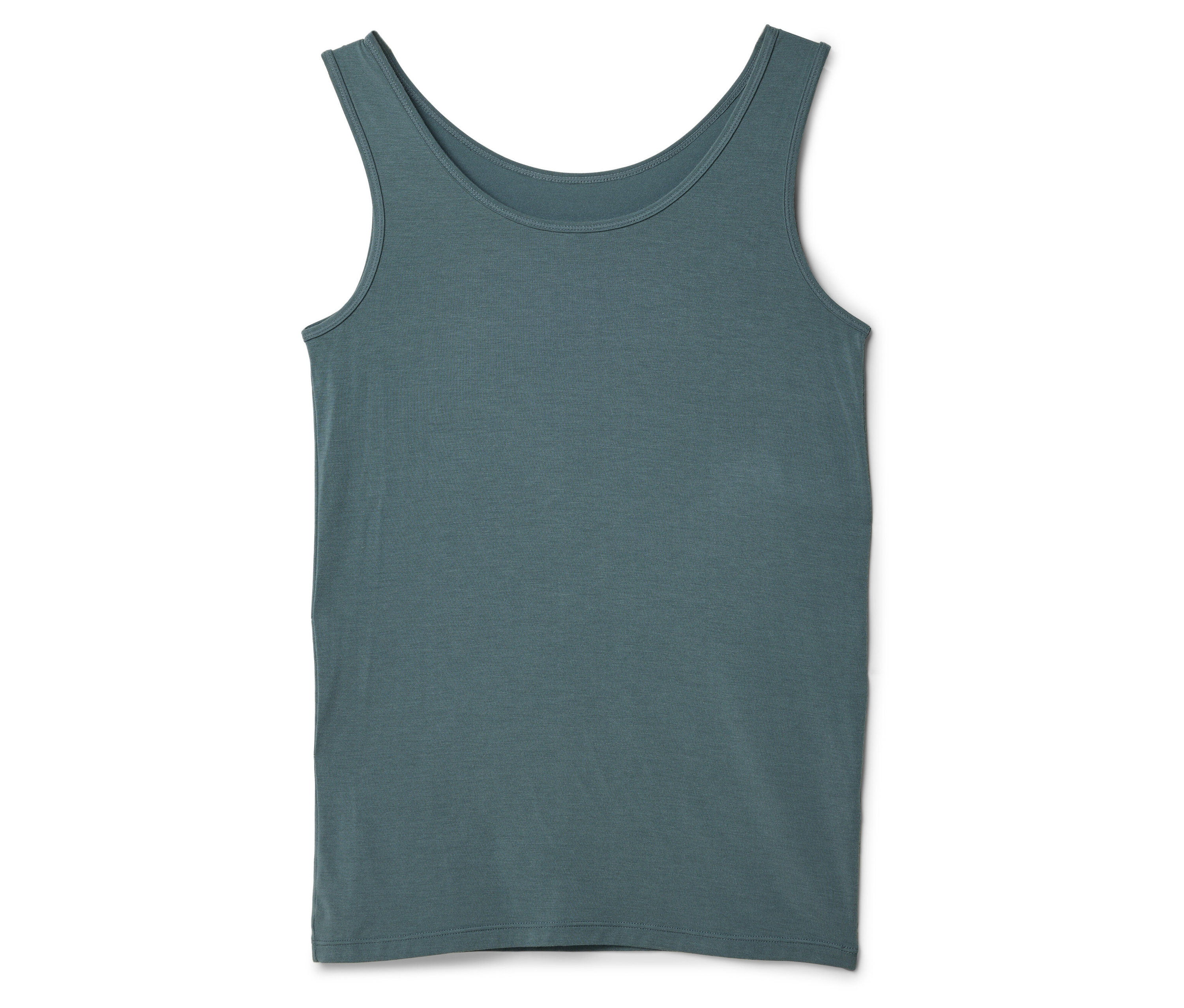 Tchibo - Koszulka z mieszanki modalu i jedwabiu- zielony