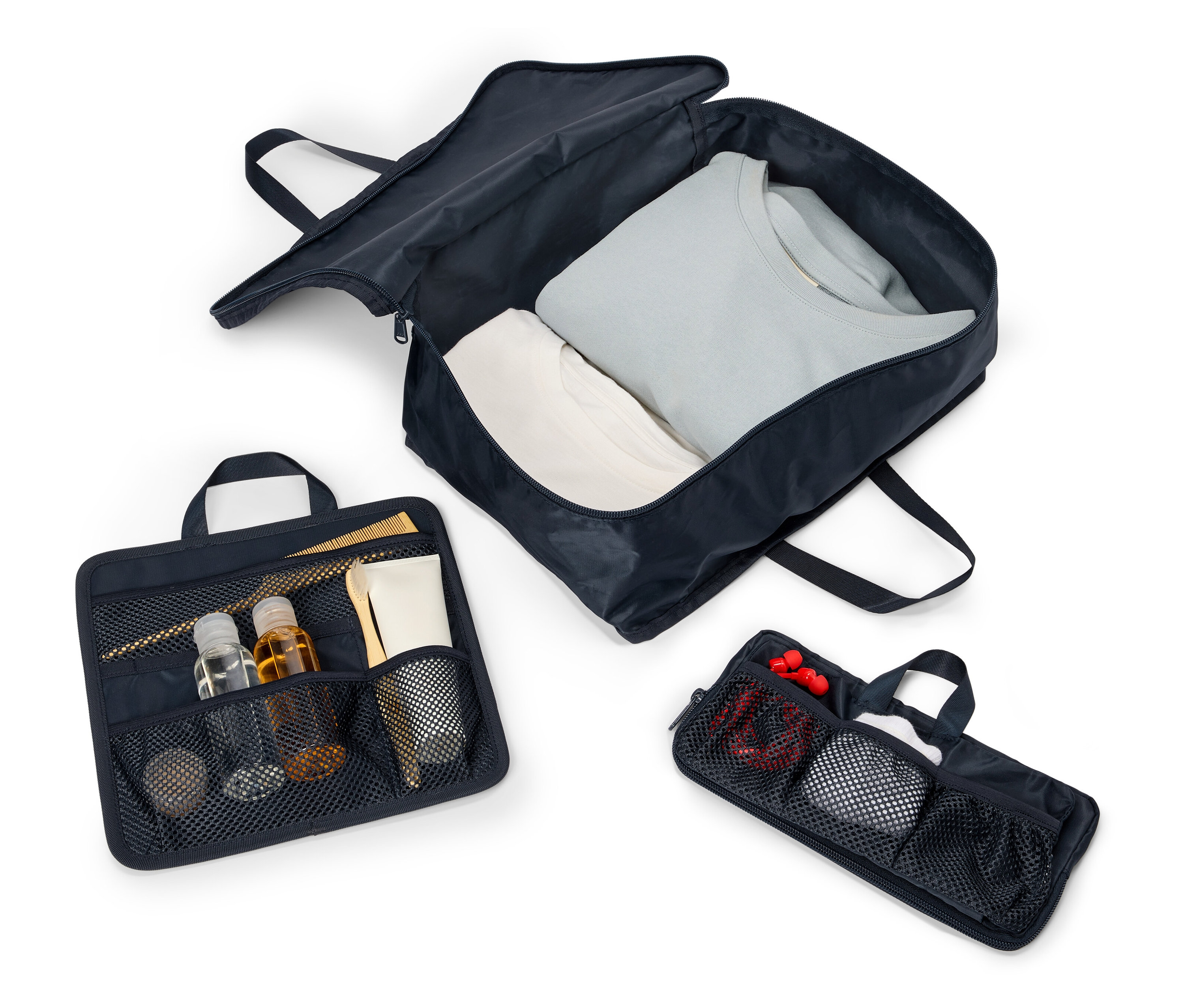 Tchibo - Organizer podróżny 3 w 1 - kolor: niebieski