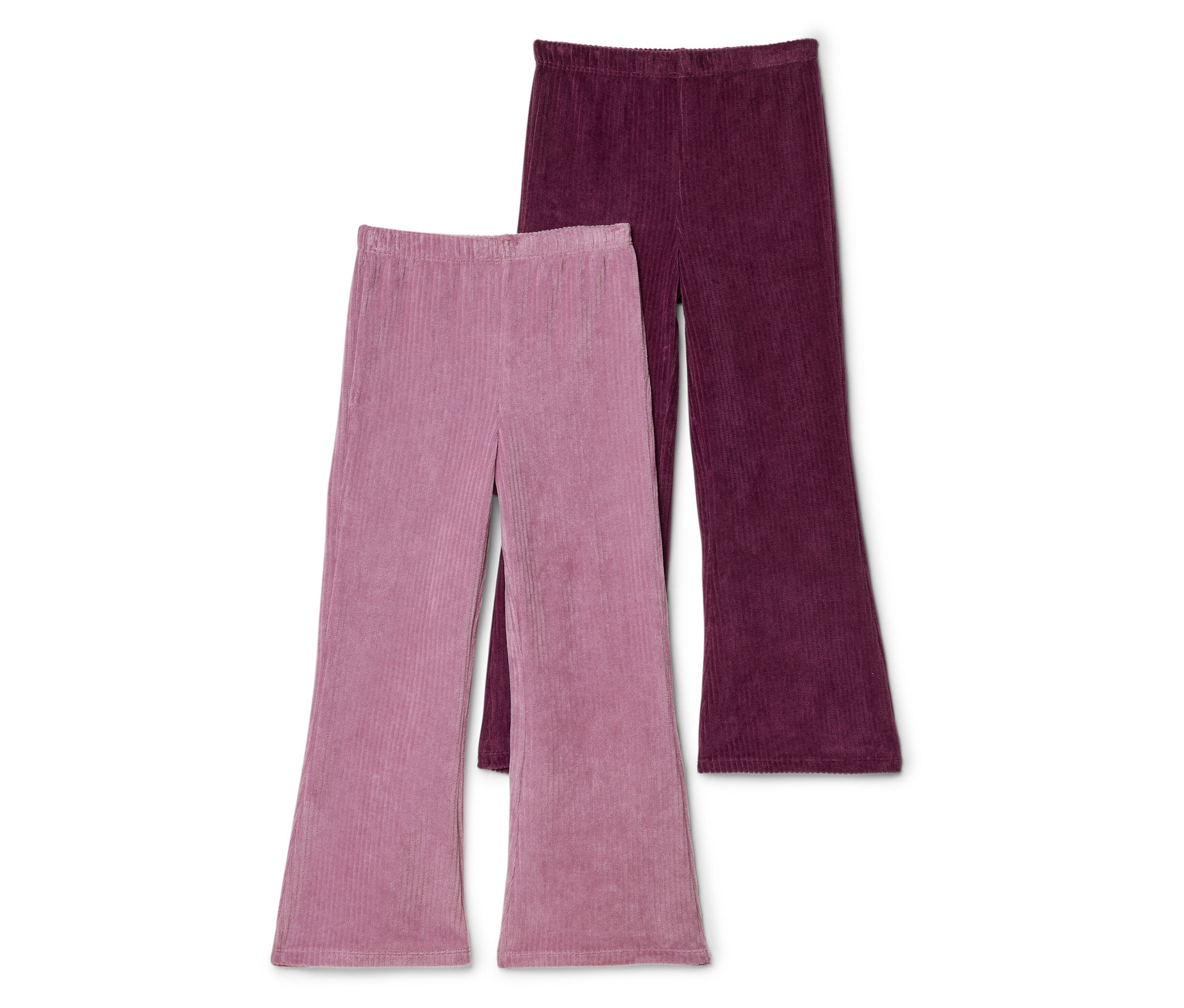 Tchibo - Legginsy sztruksowe z rozszerzanymi nogawkami, 2 pary