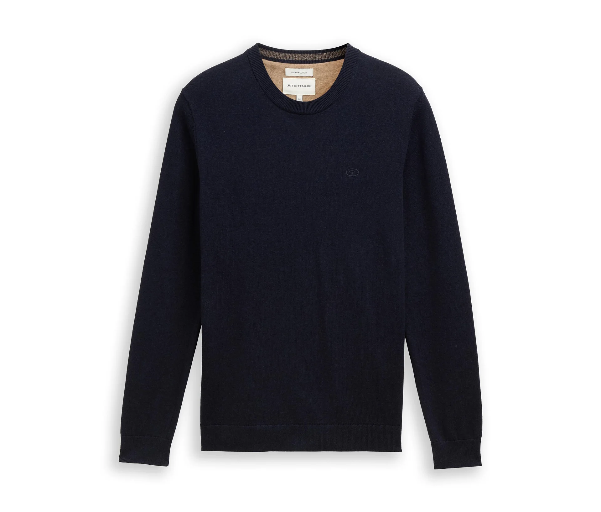 Sweter z dzianiny Tom Tailor, Knitted Navy Melange