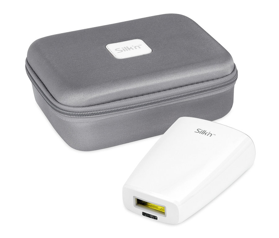 Depilator Silk'n® Jewel »LUXX 250.000« i jego szare etui.