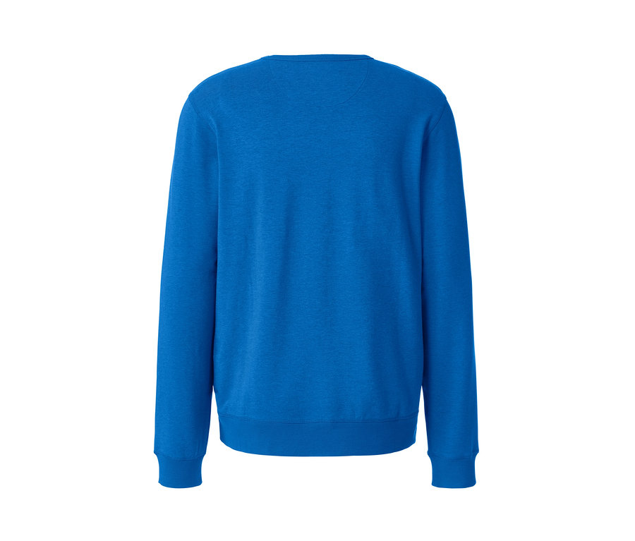 Niebieska bluza dresowa z włóknem TENCEL™ x REFIBRA™.