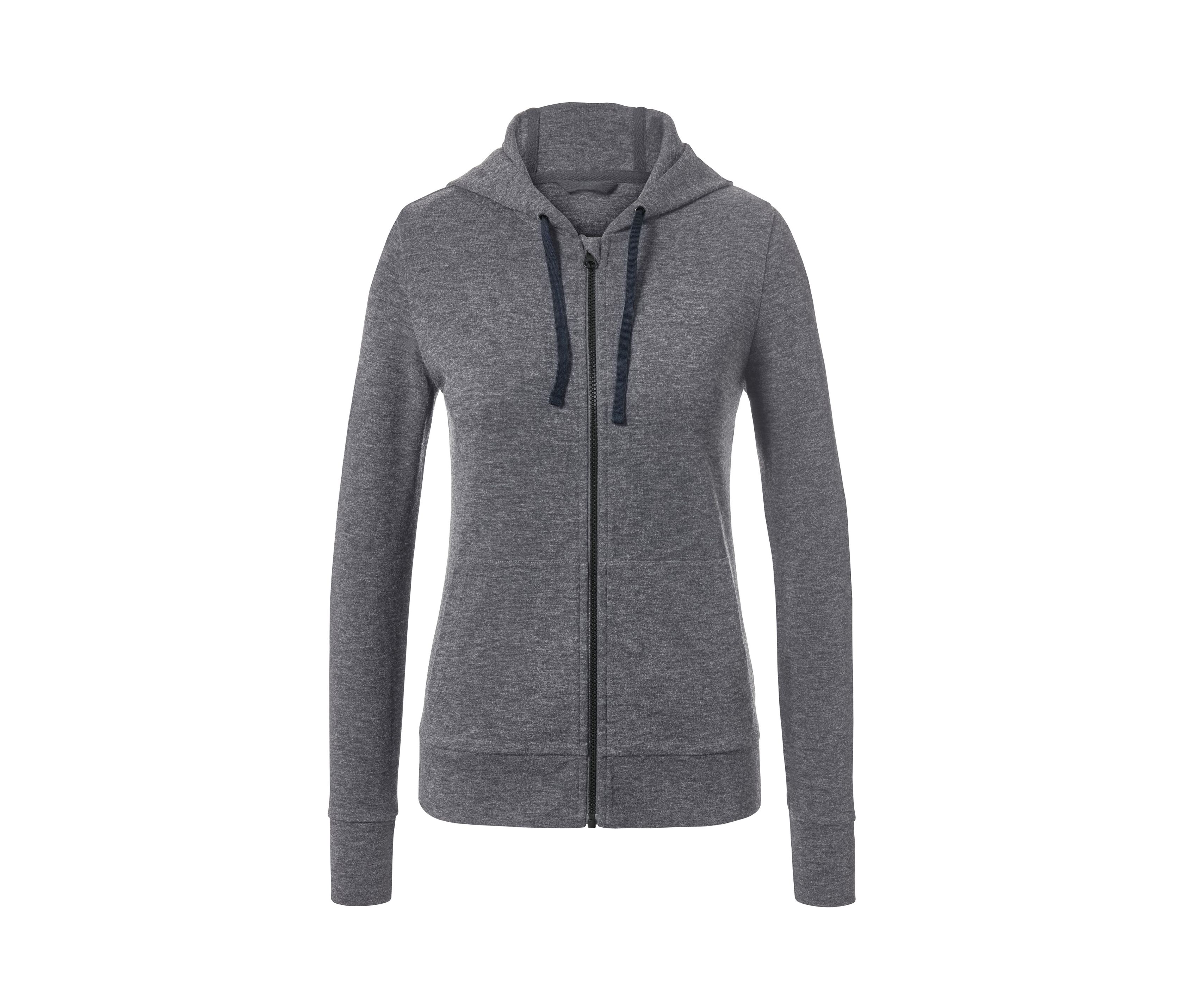 Tchibo - Bluza z kapturem z wełną z certyfikatem RWS, szary