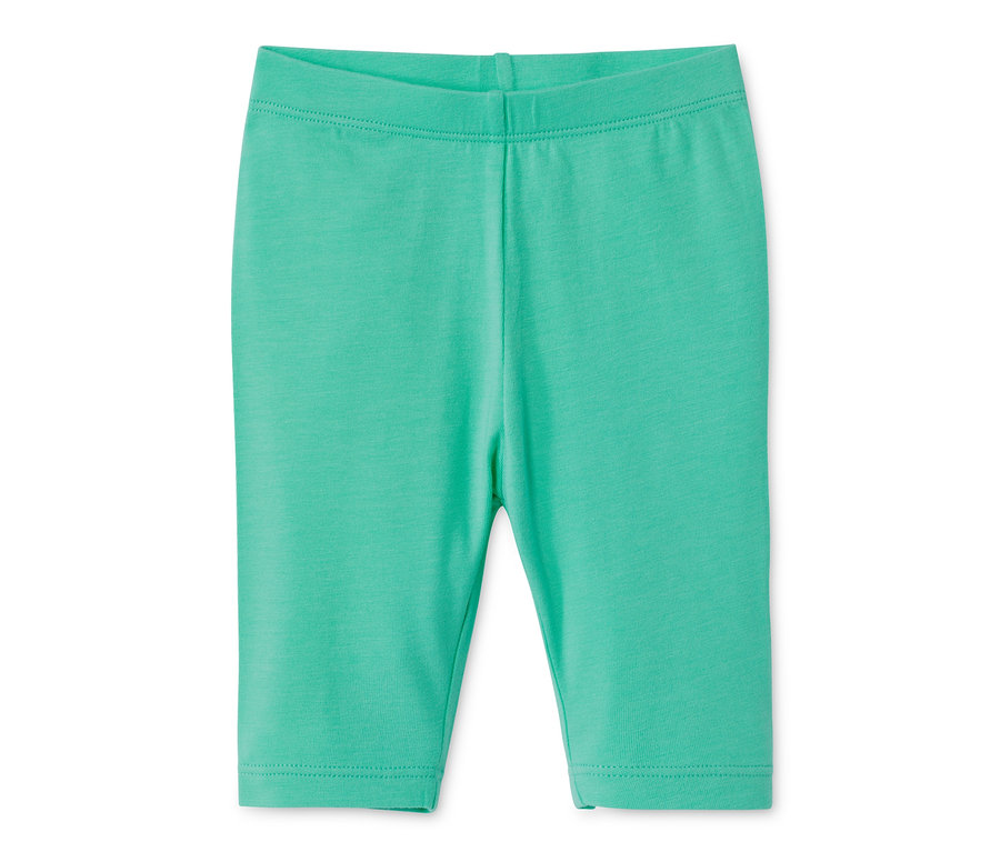 Zielone legginsy.