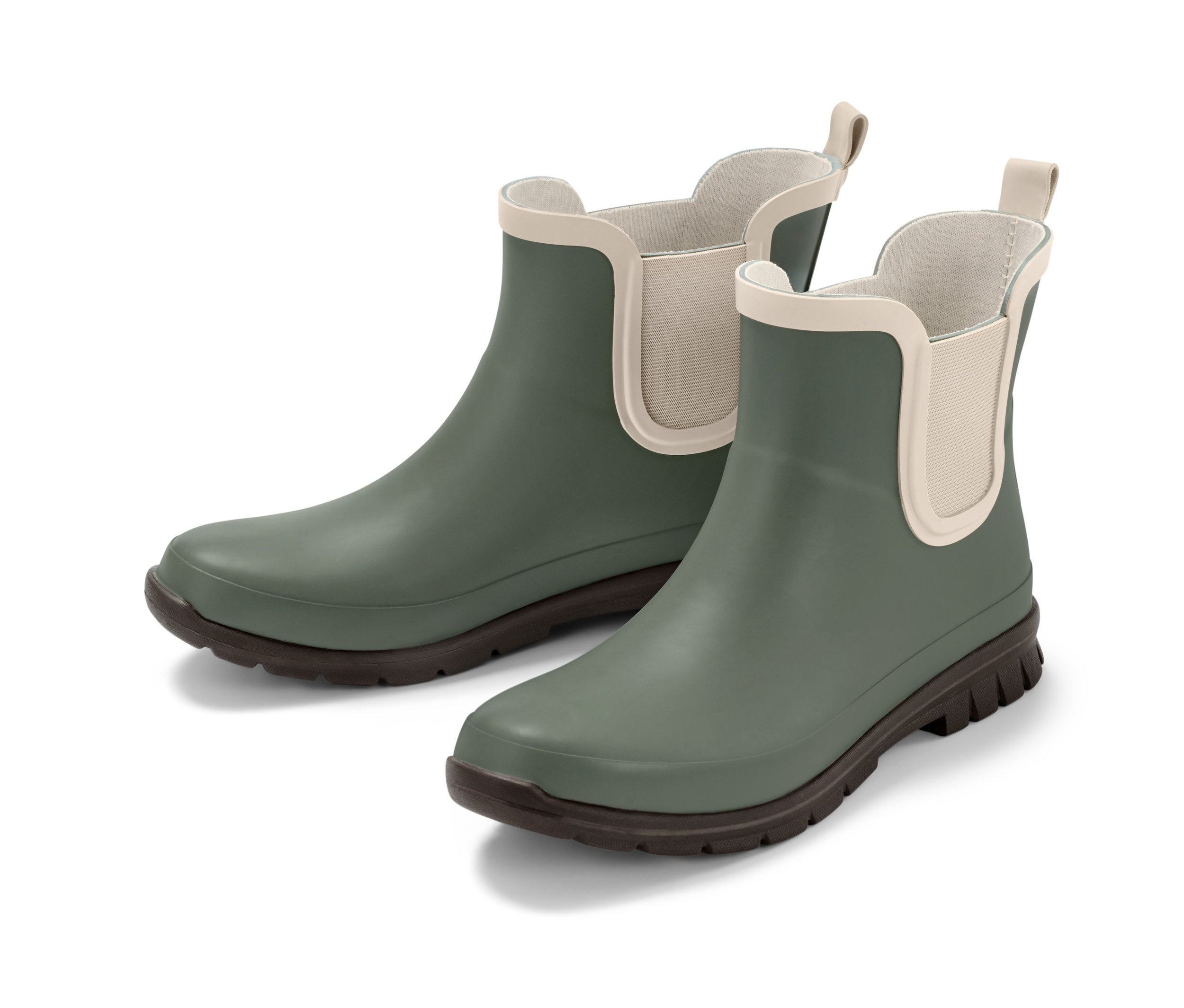 Tchibo - Krótkie kalosze- zielony