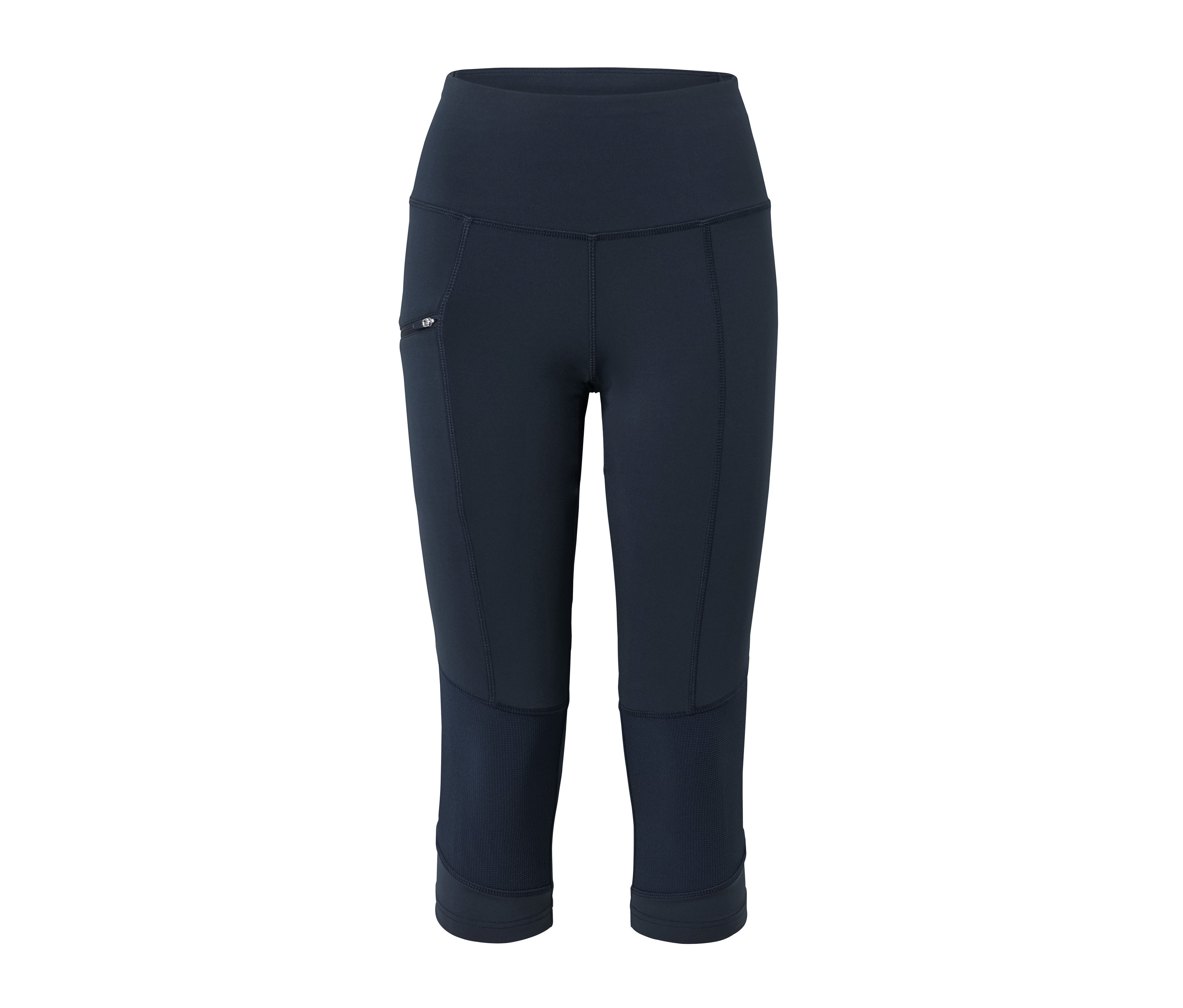 Tchibo - Legginsy trekkingowe o długości 3/4, niebieski