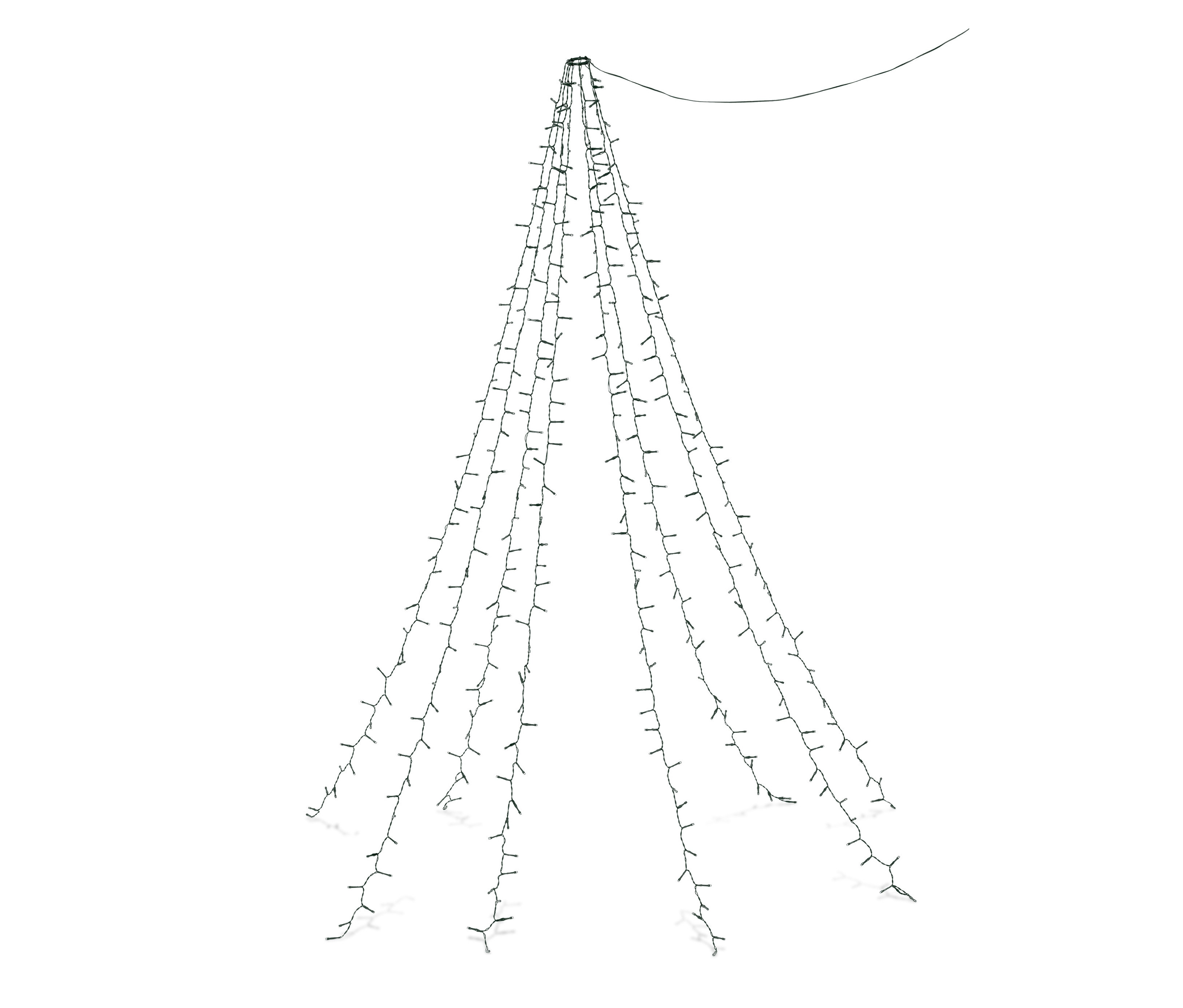 Tchibo - Girlanda na choinkę LED - kolor: zielony