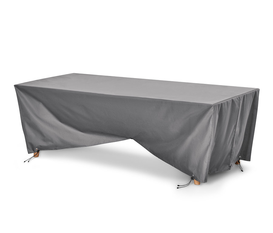 Szara osłona premium na duże stoły rozsuwane.