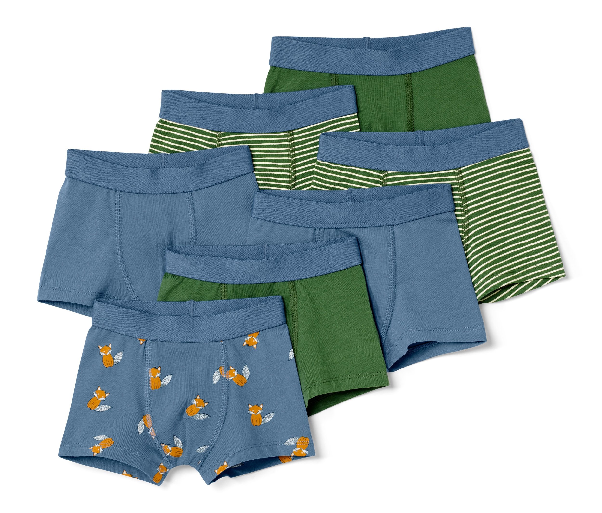 Tchibo - Bokserki dziecięce- niebieski/zielony