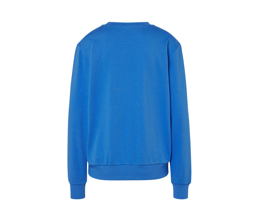 Niebieska bluza.