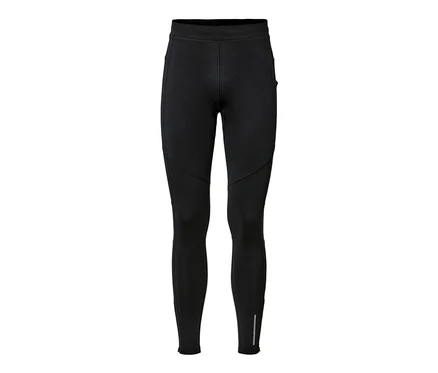 Czarne legginsy do biegania.