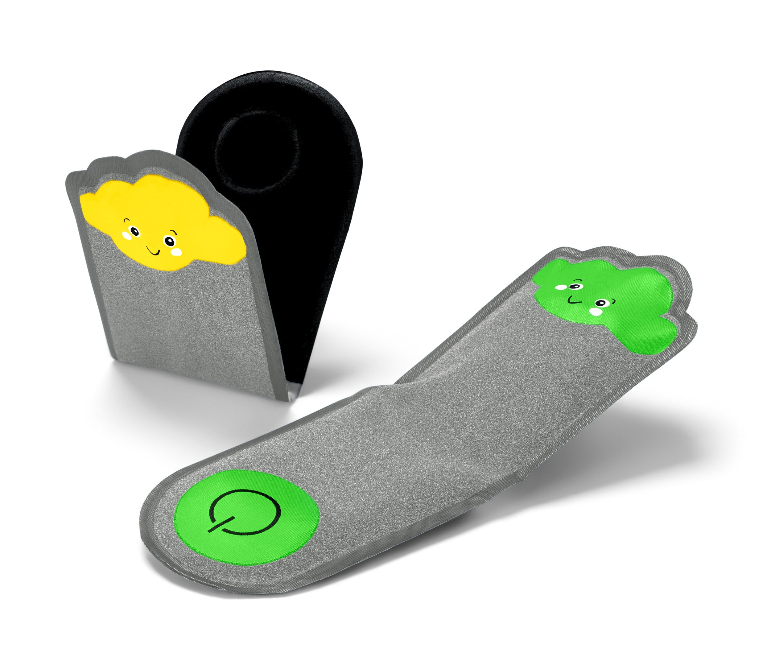 Tchibo - Światełka LED na magnes »Chmury« - kolor: żółty/zielony