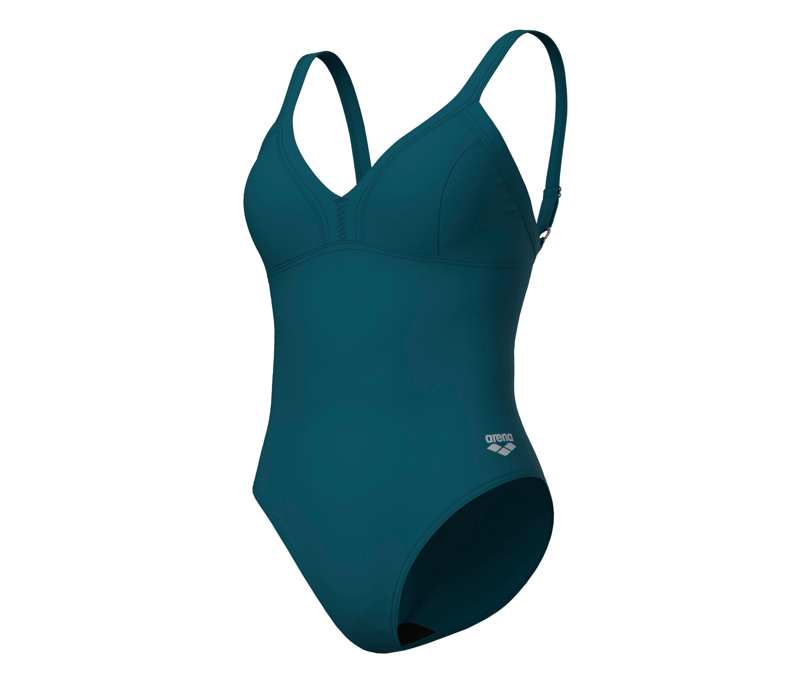 Damski strój kąpielowy arena Shapewear Lara C-Cup, zielony