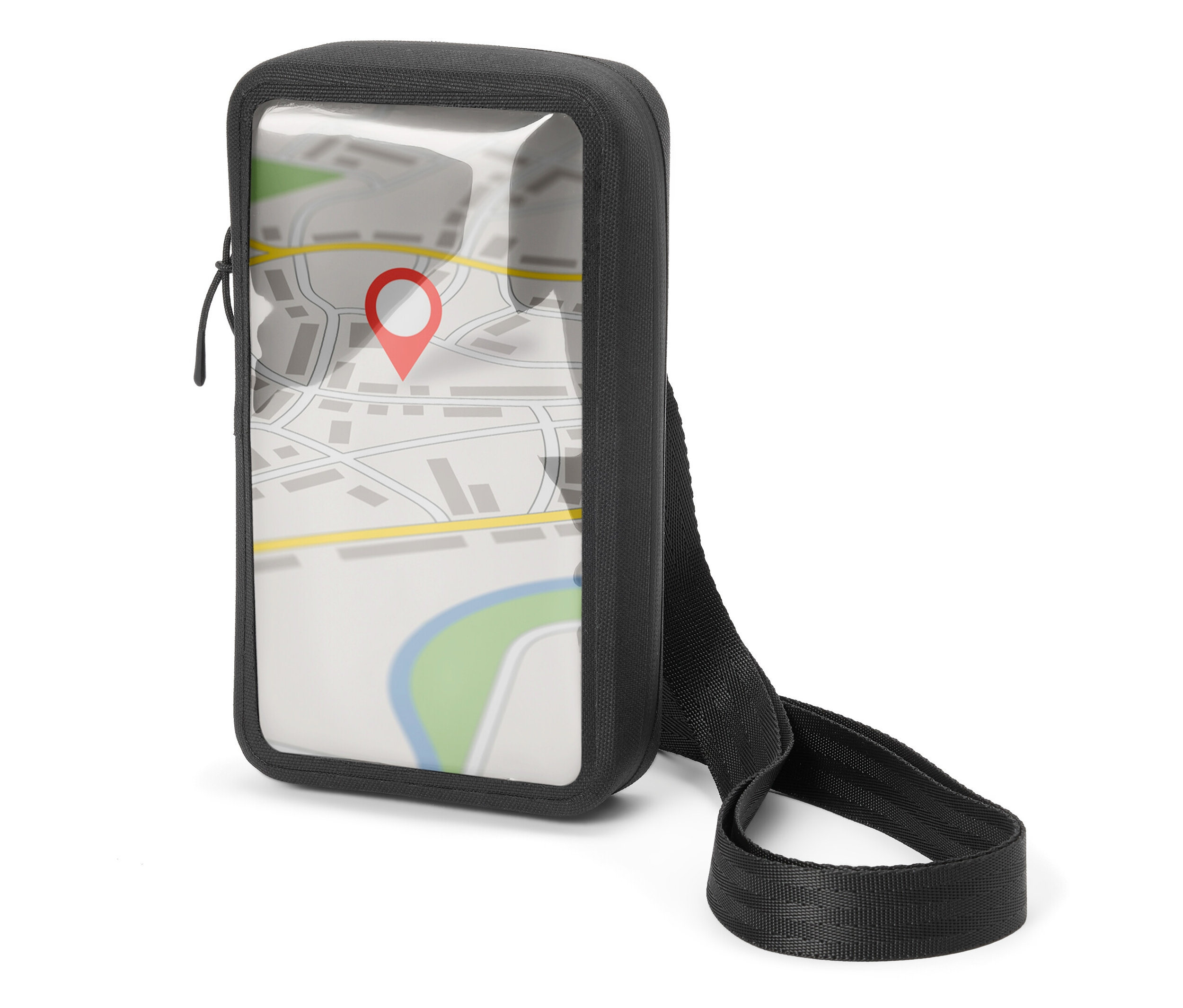 Tchibo - Torebka na smartfon 2 w 1 - kolor: czarny